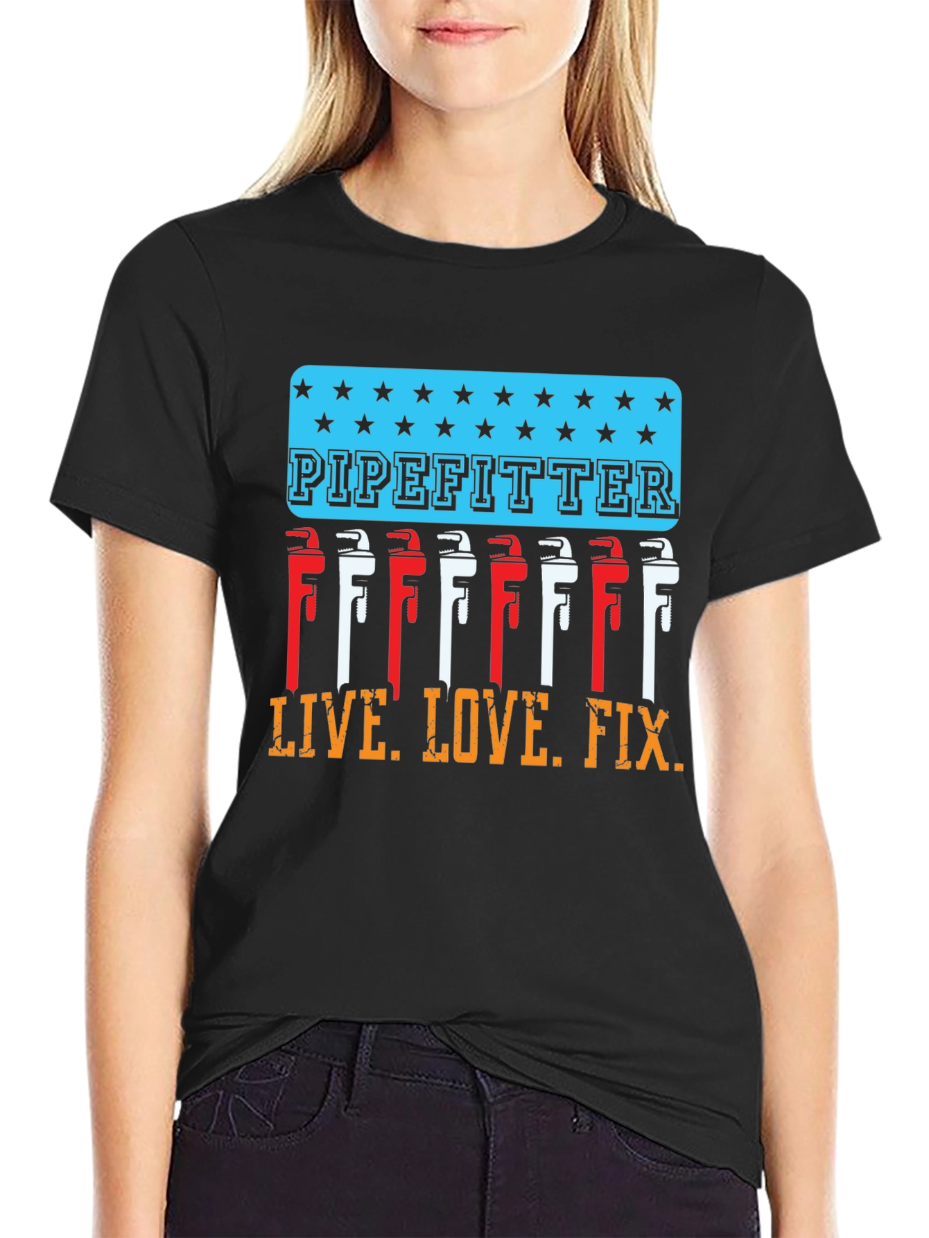 Pipefitter Live Love Fix T-Shirt