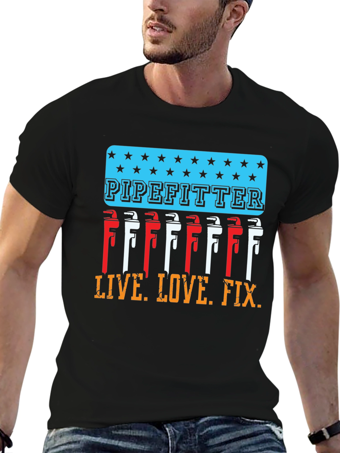 Pipefitter Live Love Fix T-Shirt