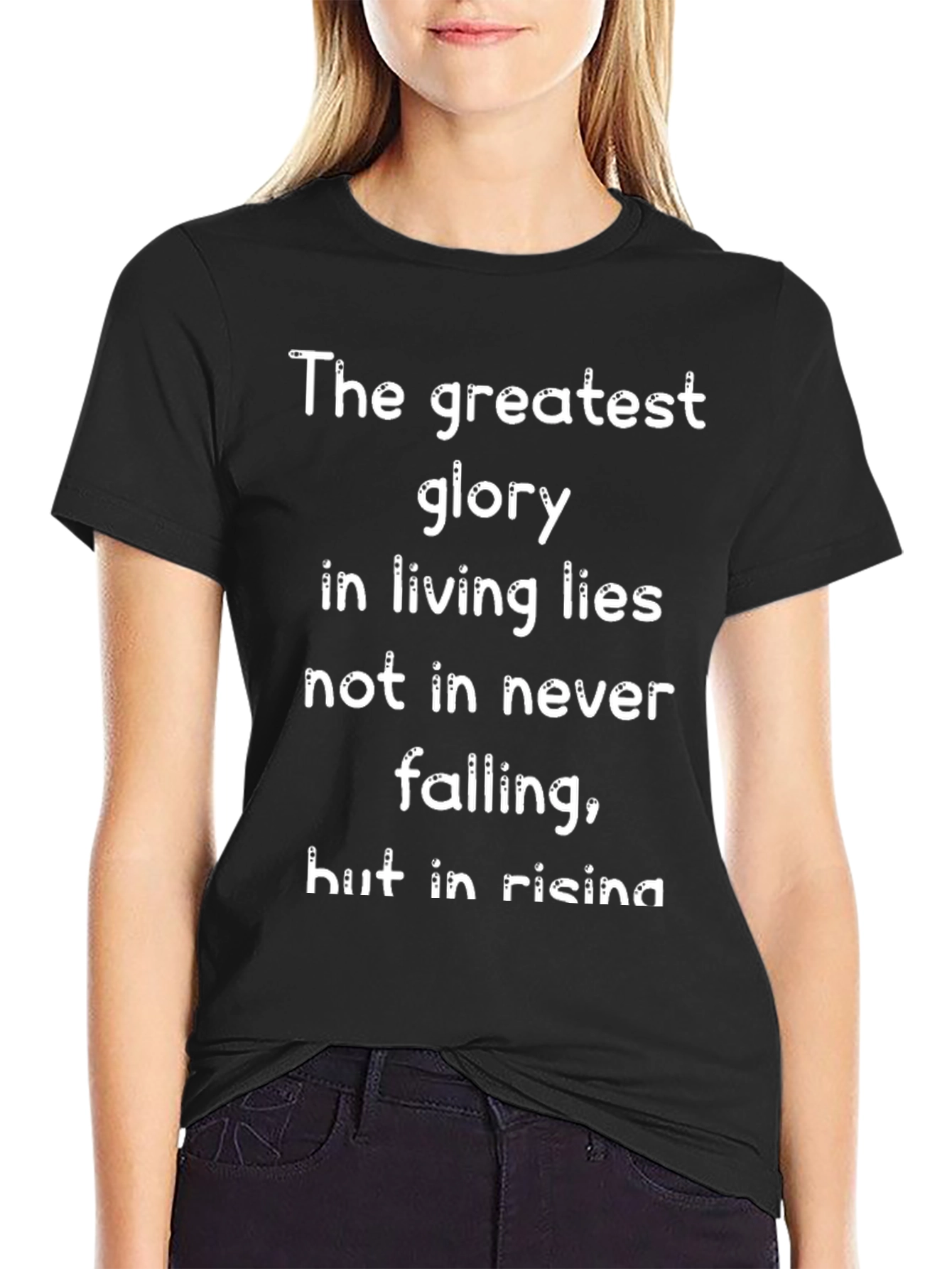 Inspirational Glory T-Shirt: Rise After Falling