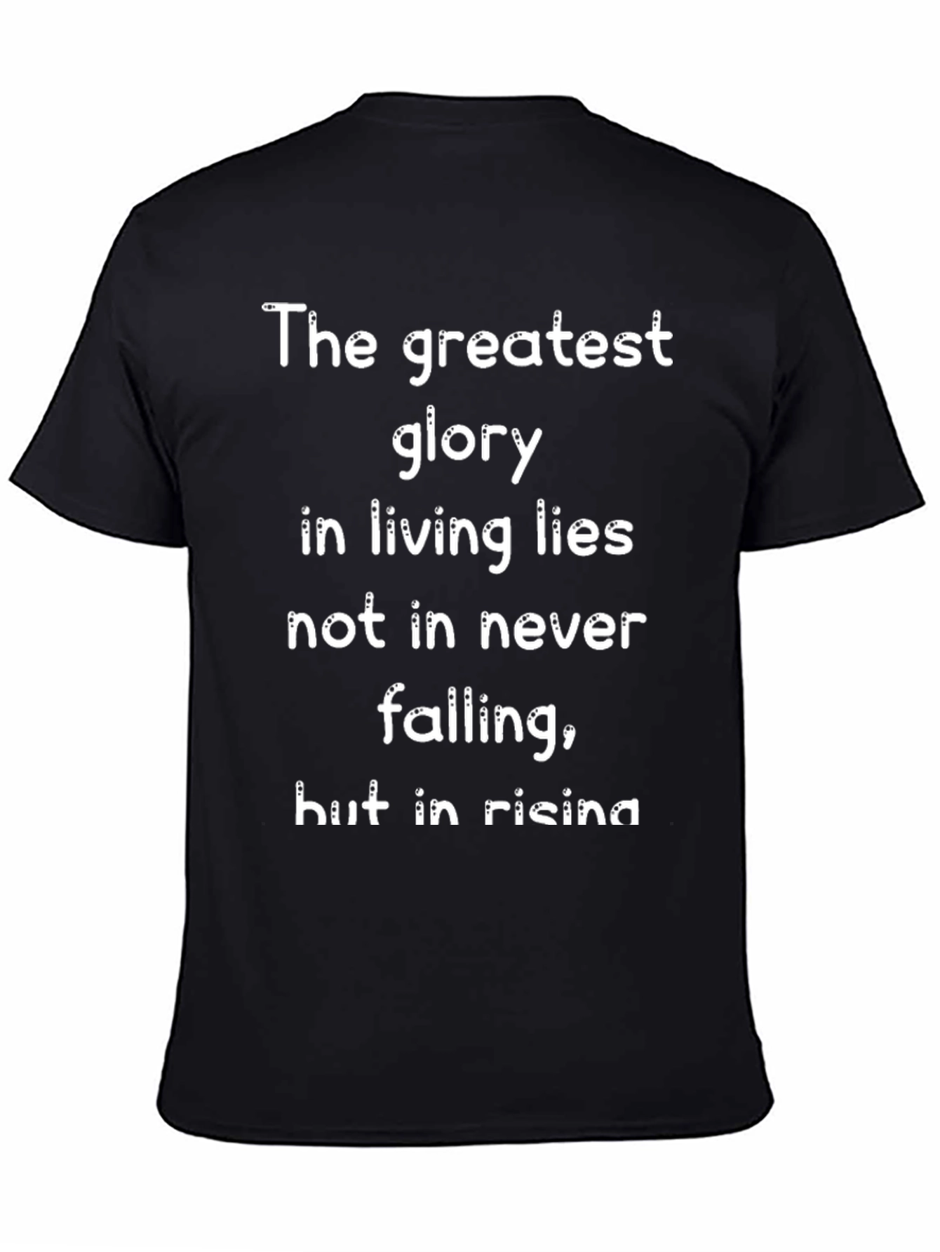 Inspirational Glory T-Shirt: Rise After Falling