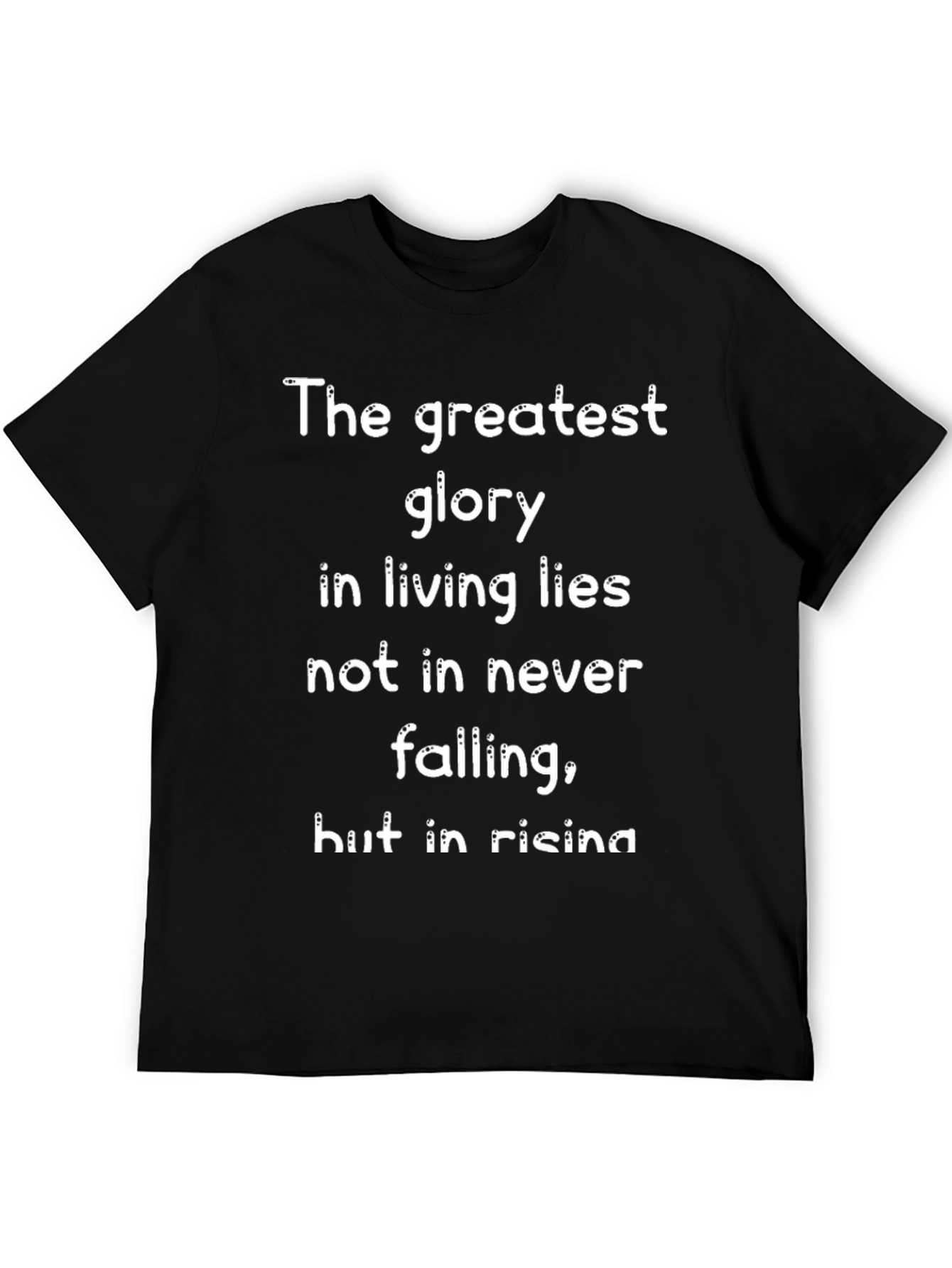 Inspirational Glory T-Shirt: Rise After Falling