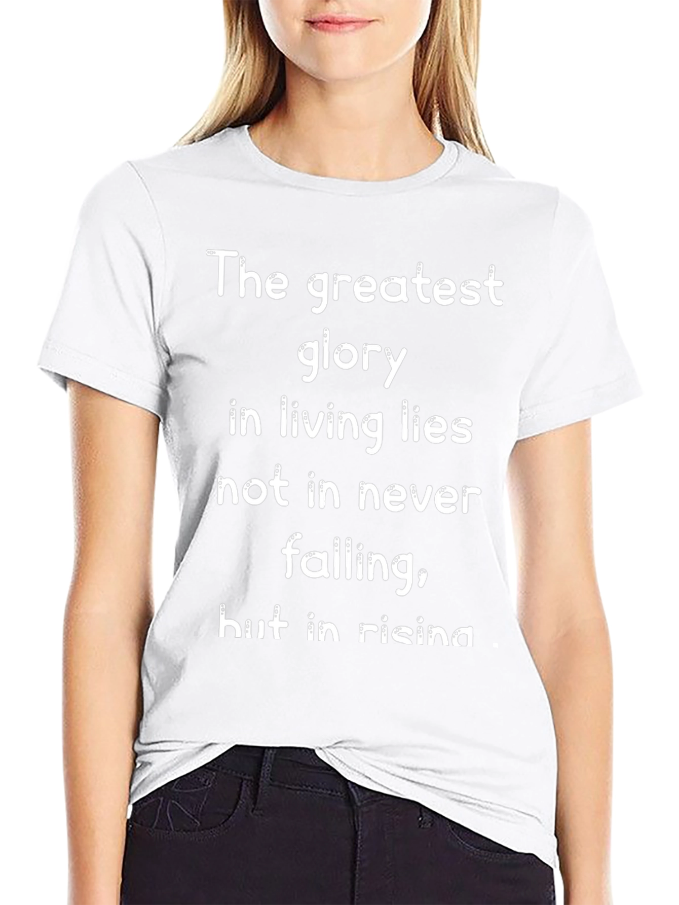 Inspirational Glory T-Shirt: Rise After Falling