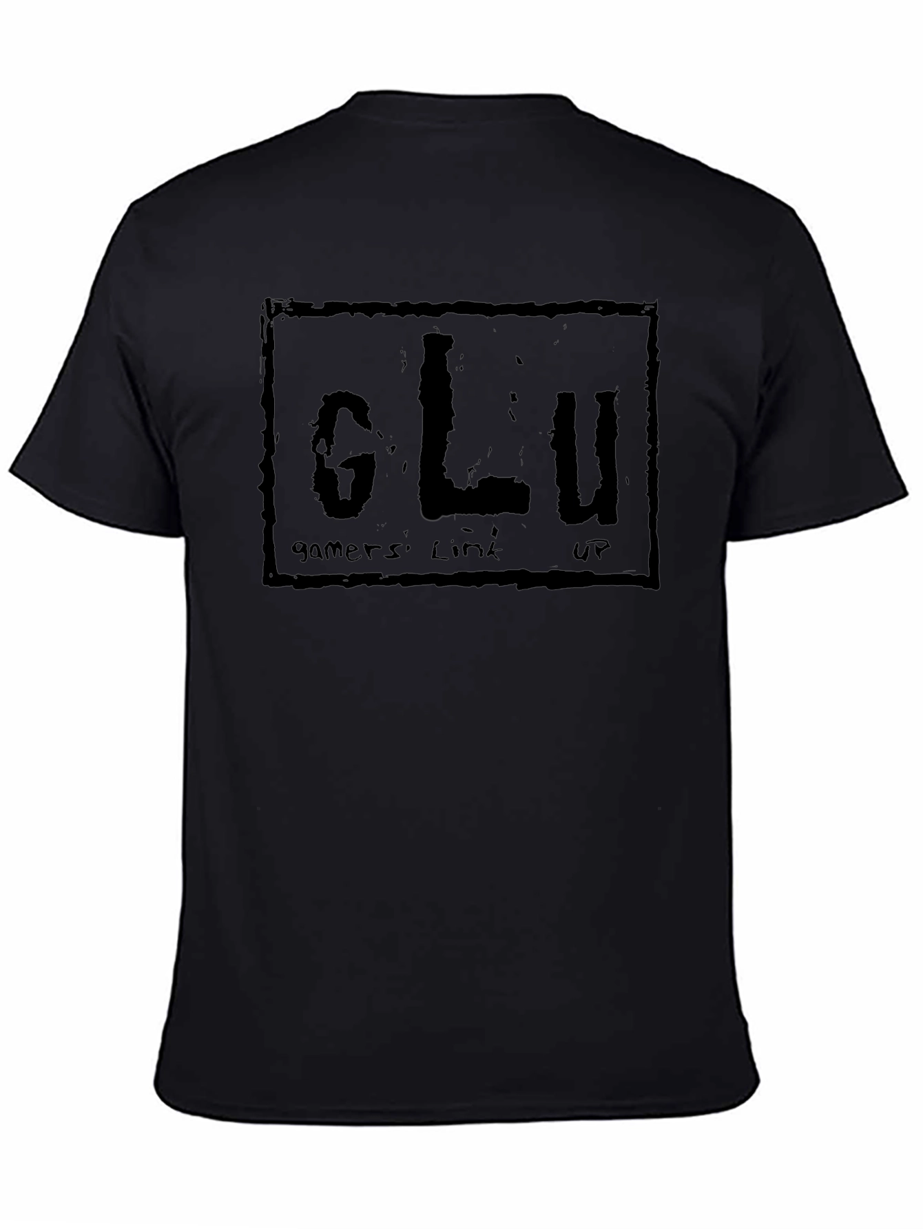Gamers Link Up Black Graphic Tee