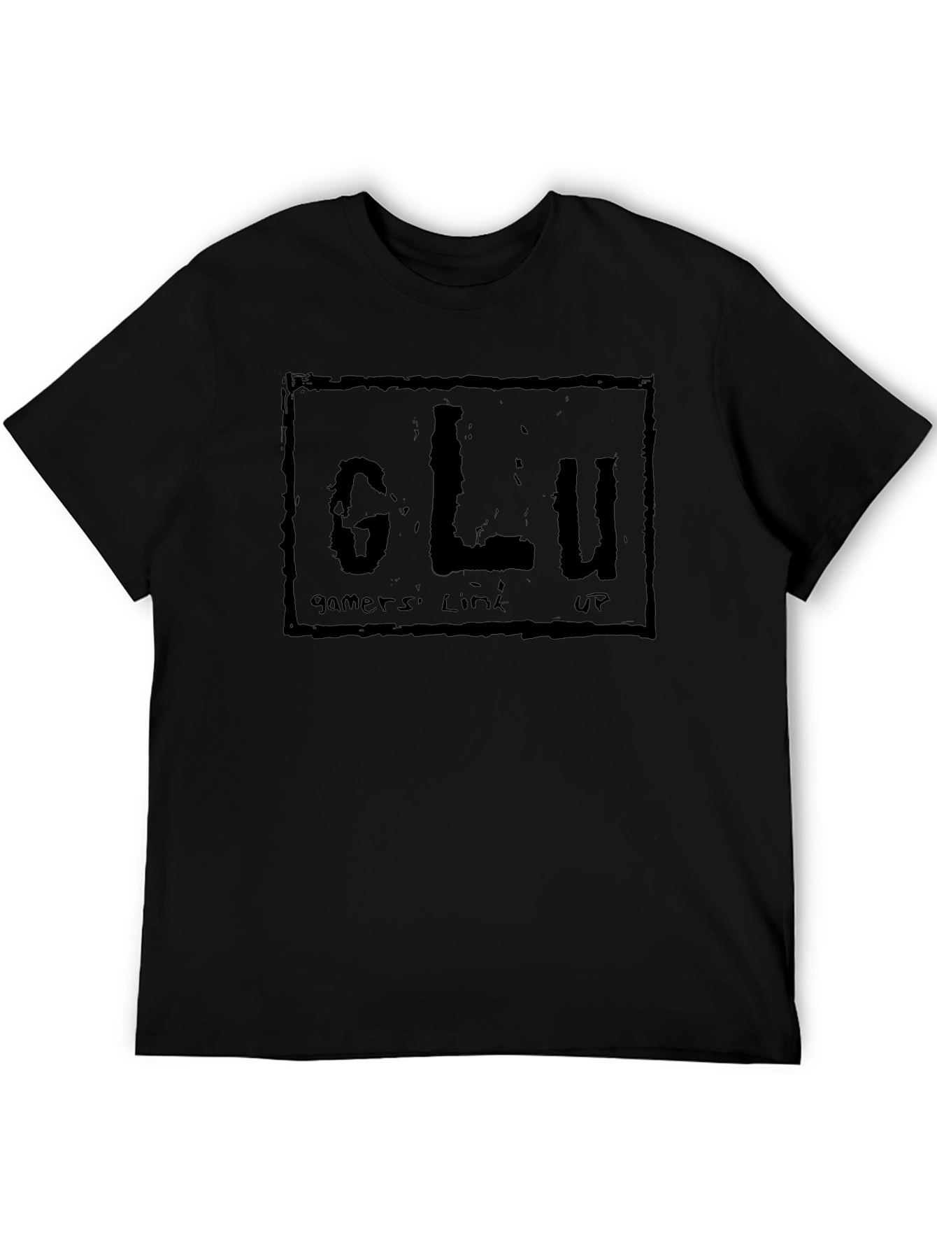 Gamers Link Up Black Graphic Tee