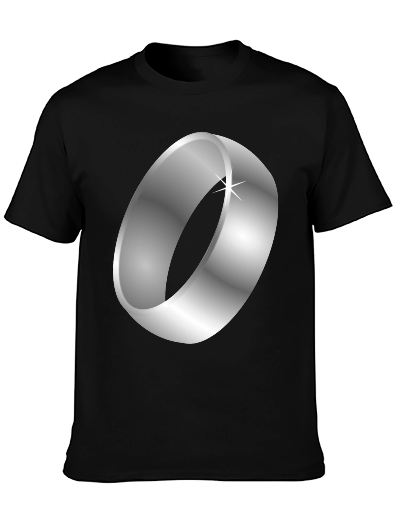 Ring Graphic Black T-Shirt