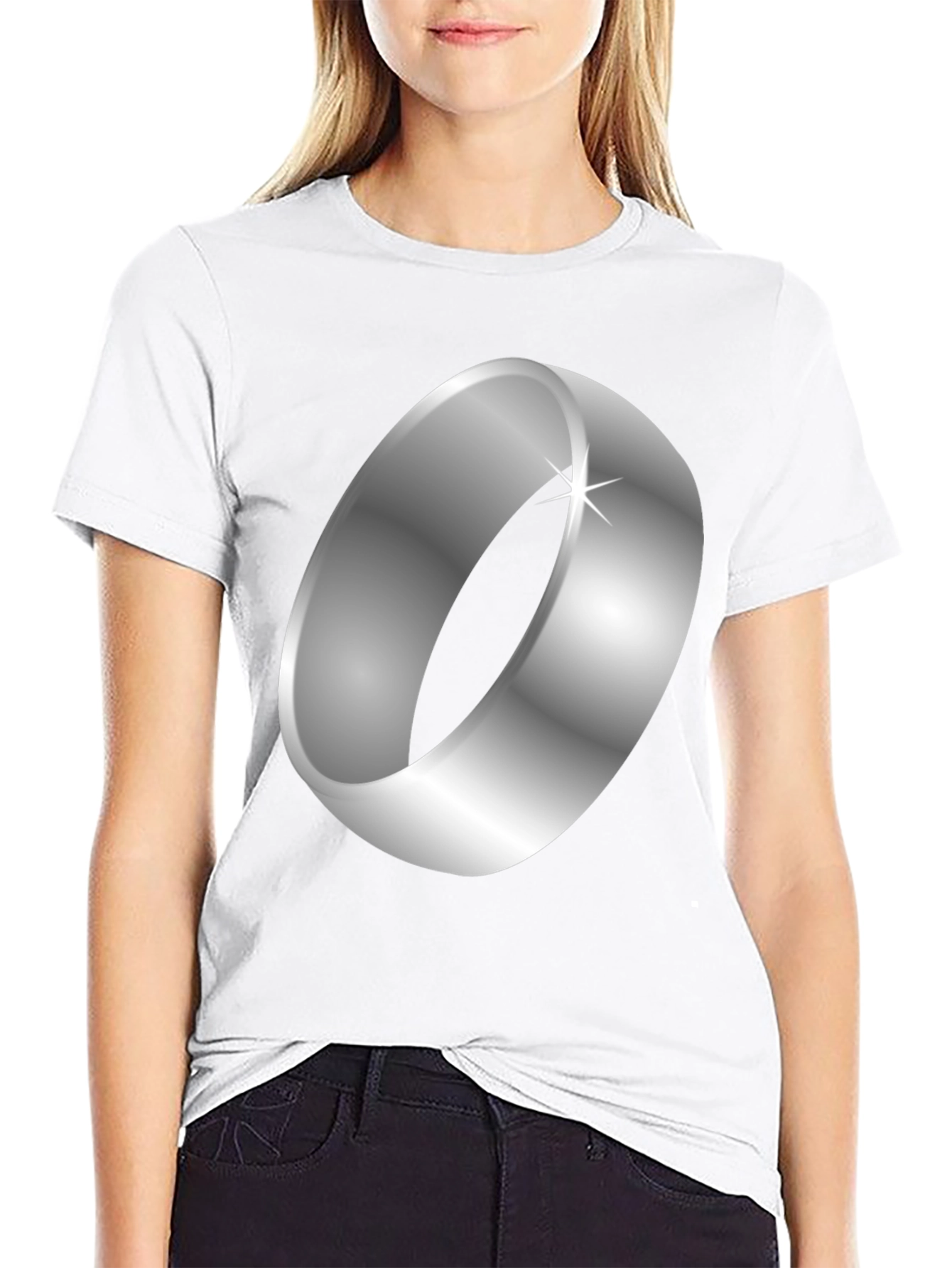 Ring Graphic Black T-Shirt