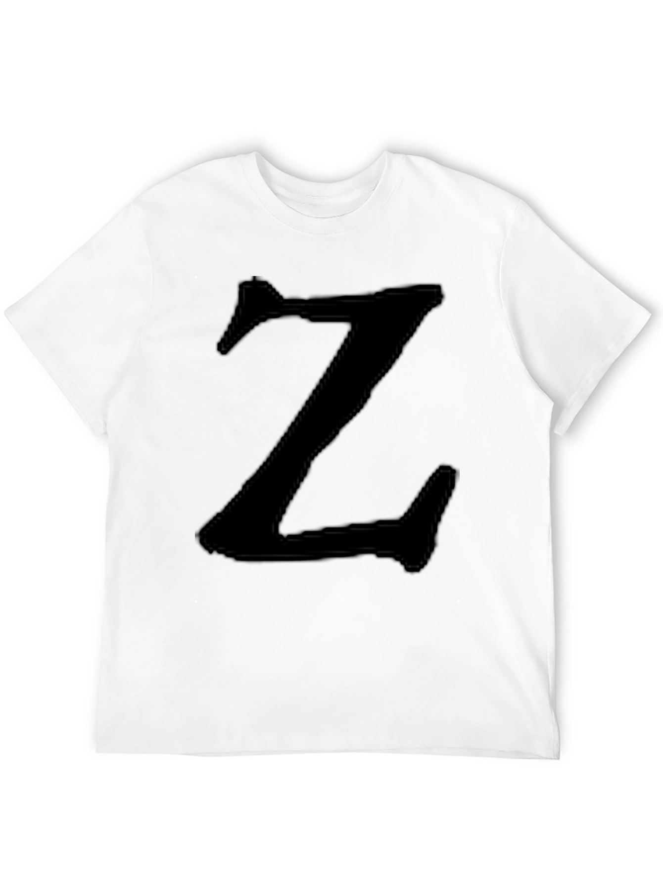 Black T-Shirt with Bold Z