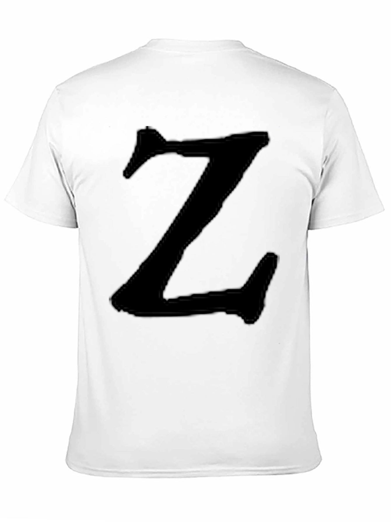 Black T-Shirt with Bold Z