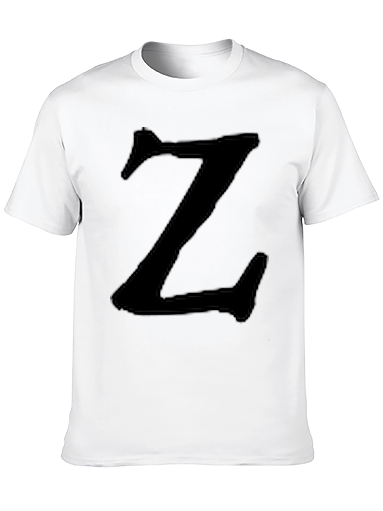 Black T-Shirt with Bold Z