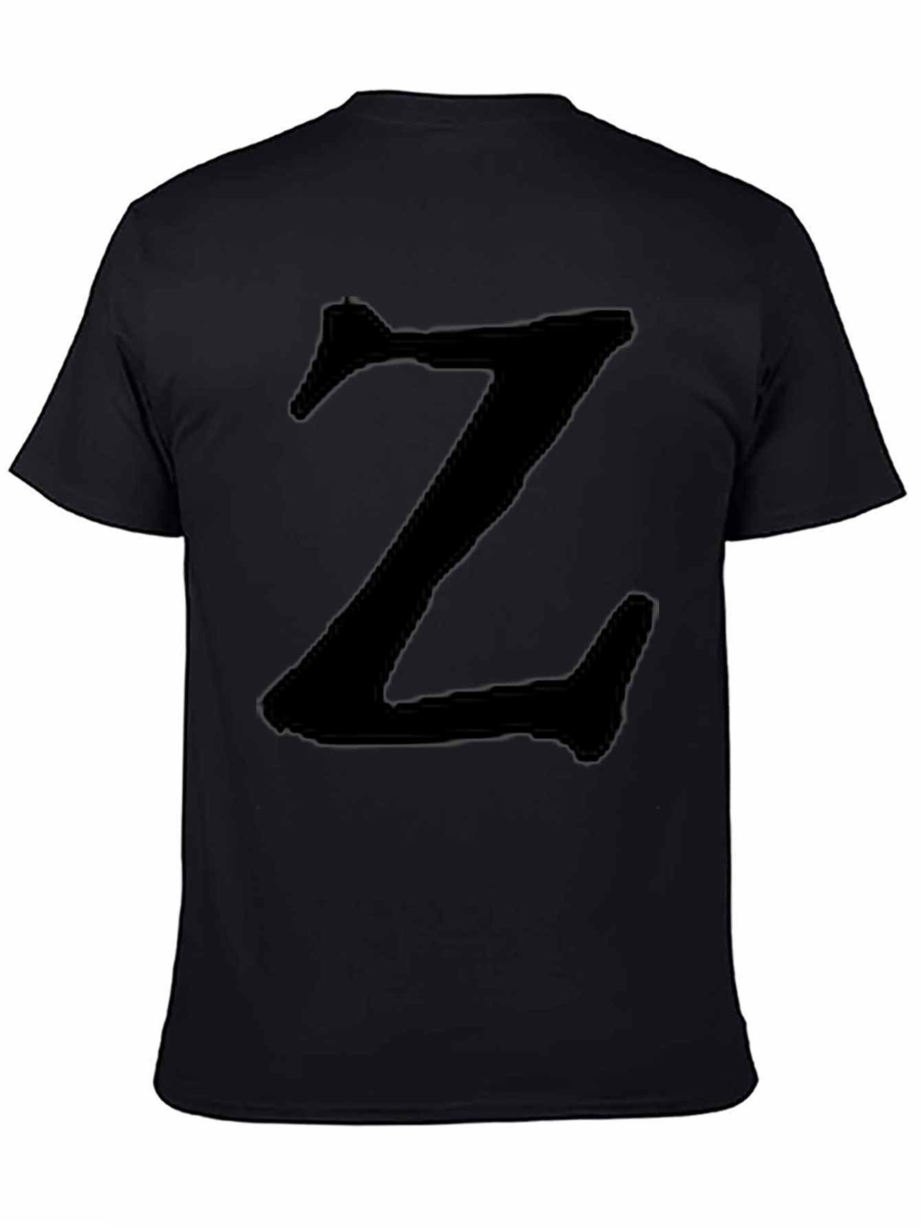 Black T-Shirt with Bold Z