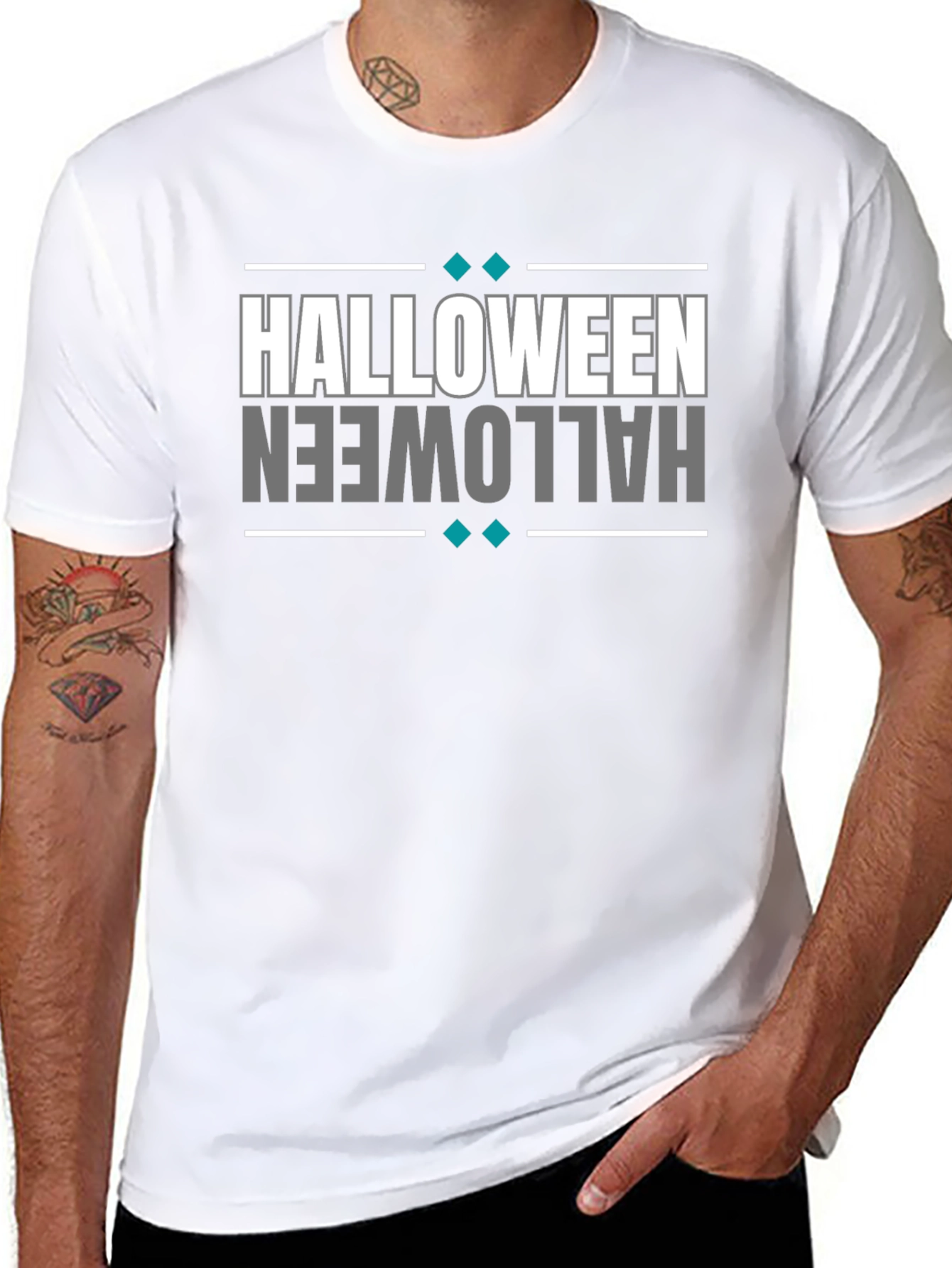 Halloween Inverted Graphic Tee