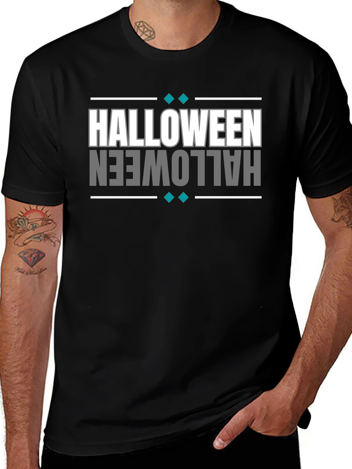 Halloween Inverted Graphic Tee