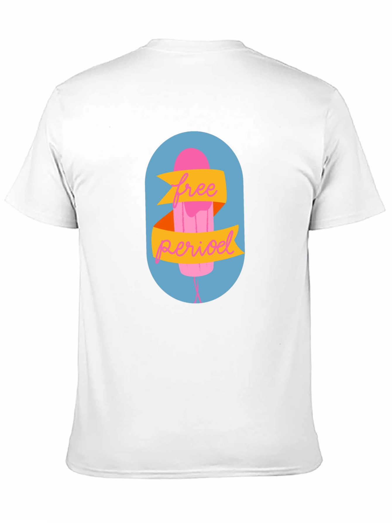 Free Period Graphic Tee - Black Cotton Blend