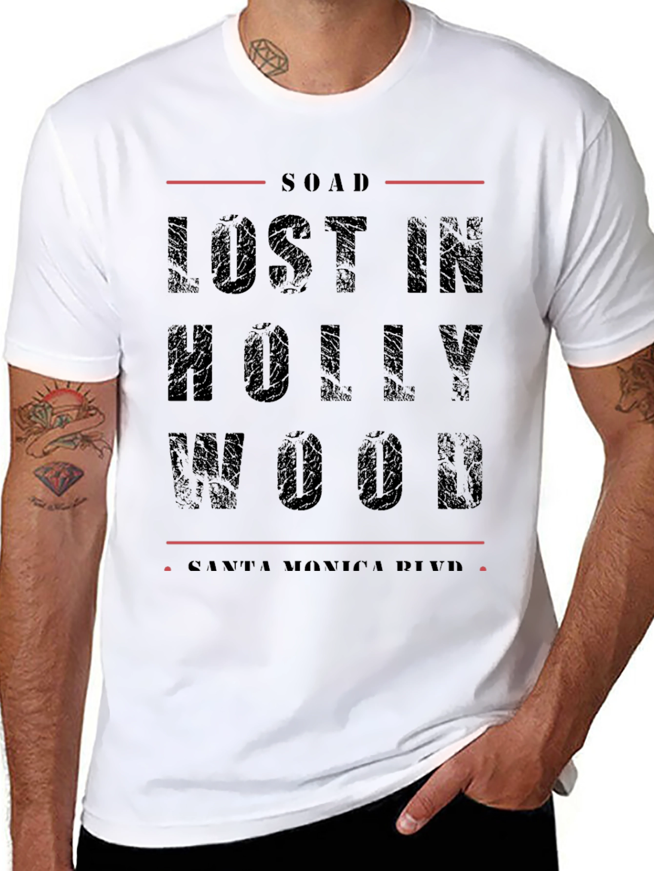 SOAD Lost in Hollywood Graphic T-Shirt