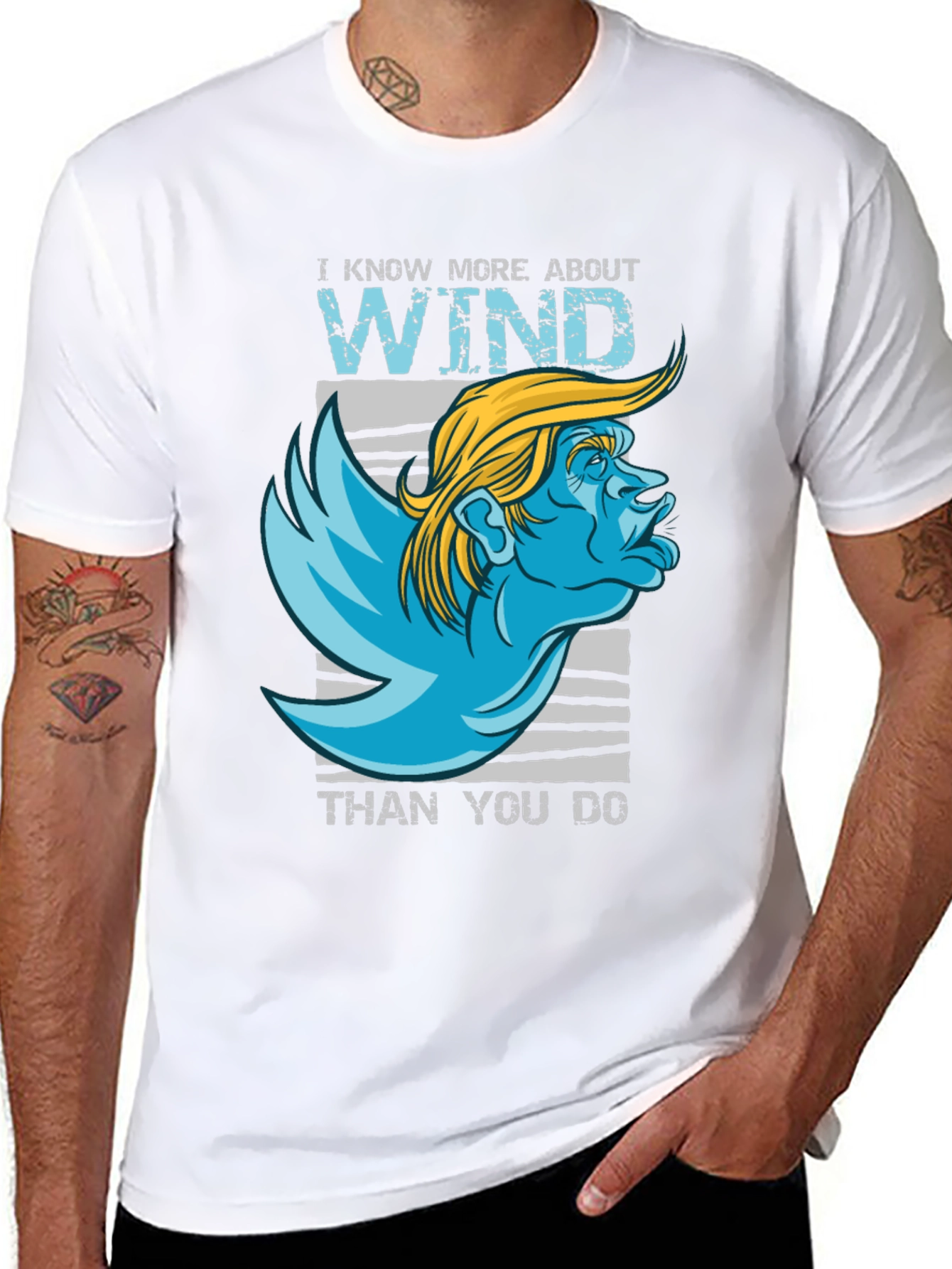 Funny Trump Wind T-Shirt - Unique Design