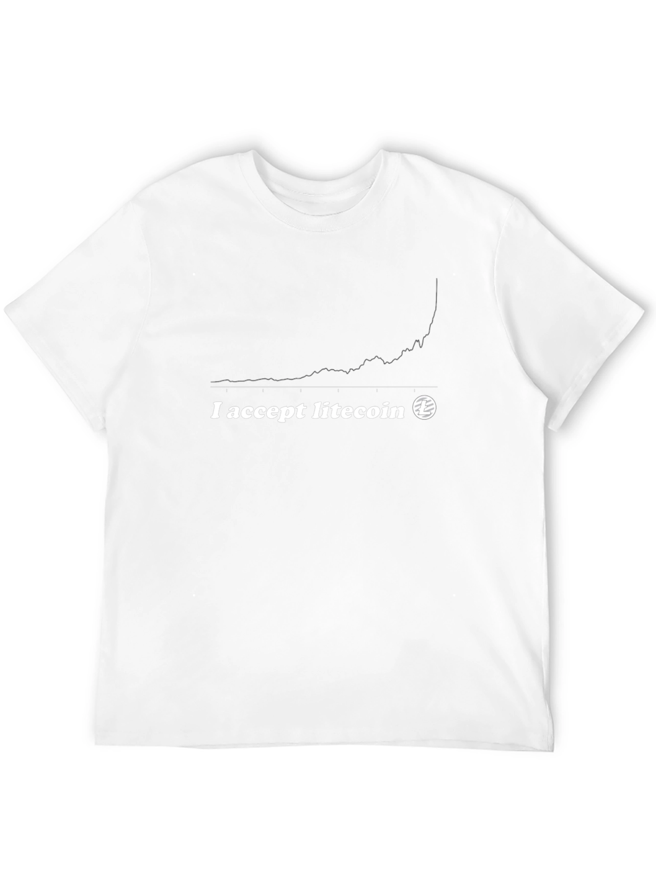 I Accept Litecoin T-Shirt - Crypto Trading Tee