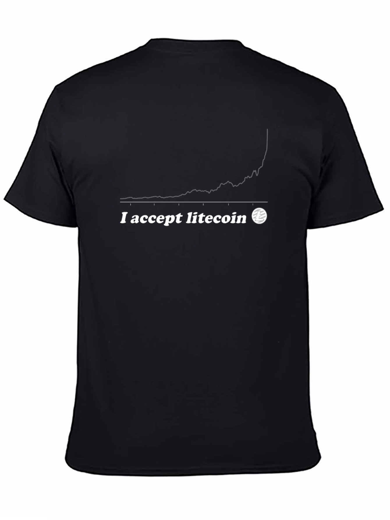 I Accept Litecoin T-Shirt - Crypto Trading Tee