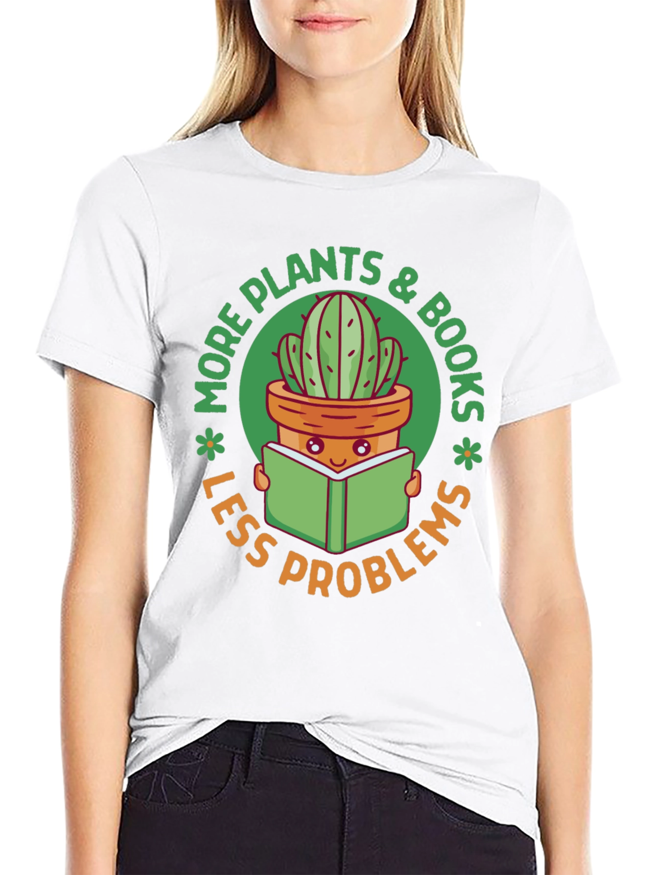 Plant & Book Lover T-Shirt