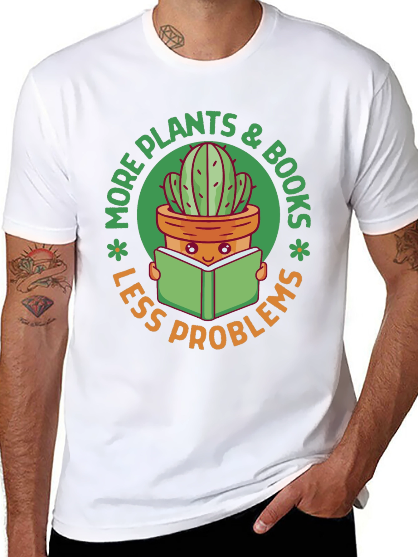 Plant & Book Lover T-Shirt
