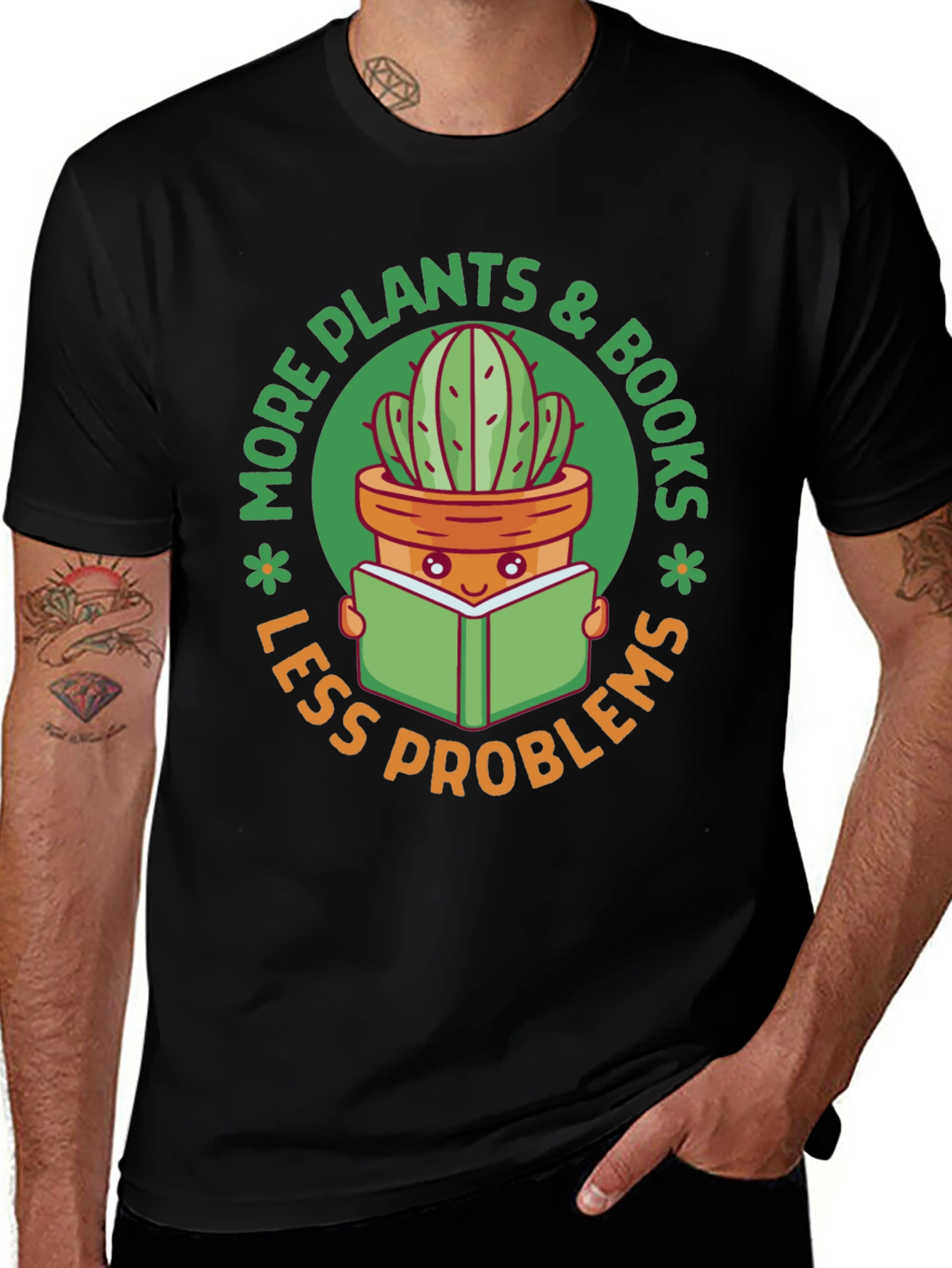 Plant & Book Lover T-Shirt