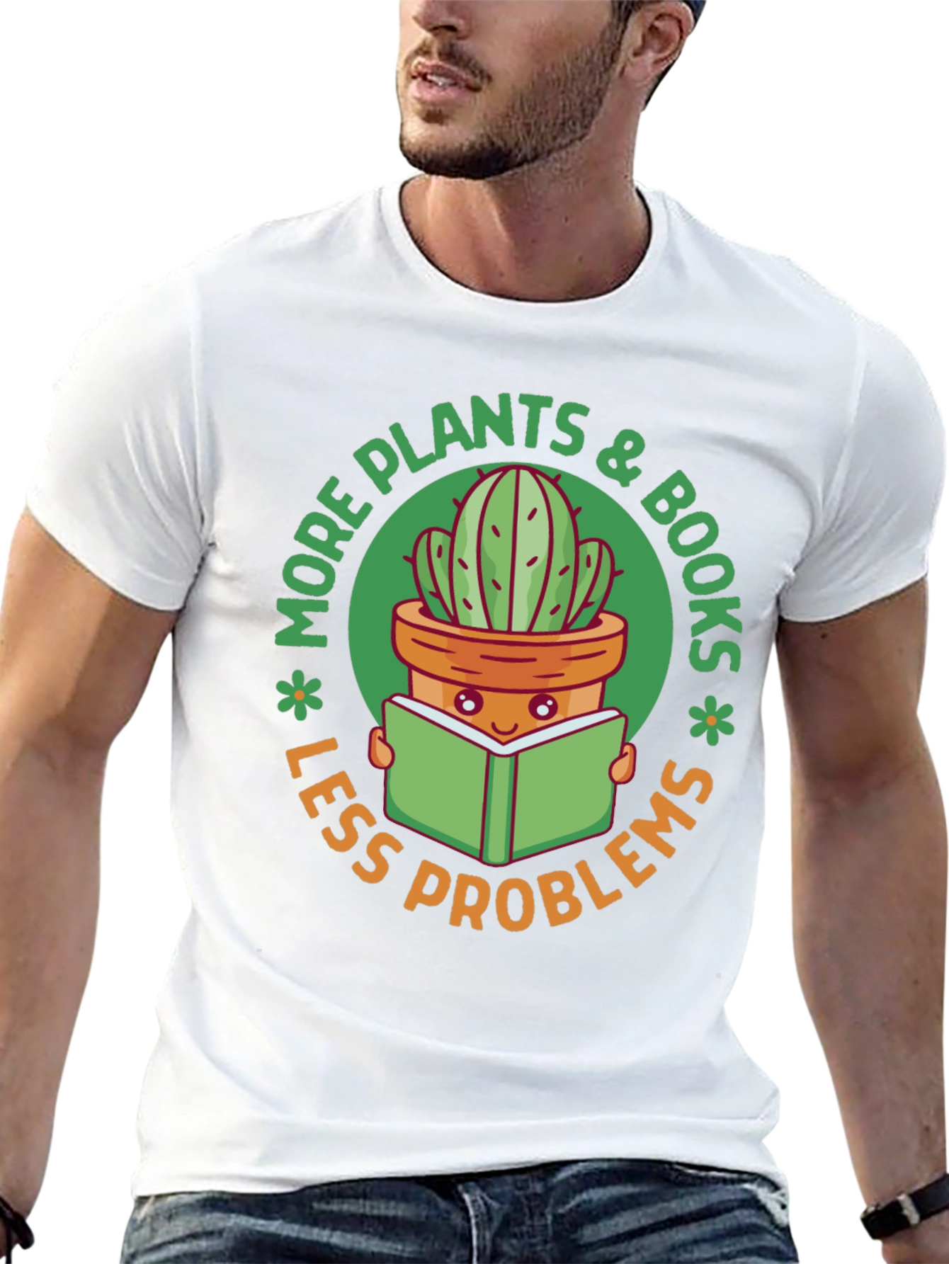 Plant & Book Lover T-Shirt