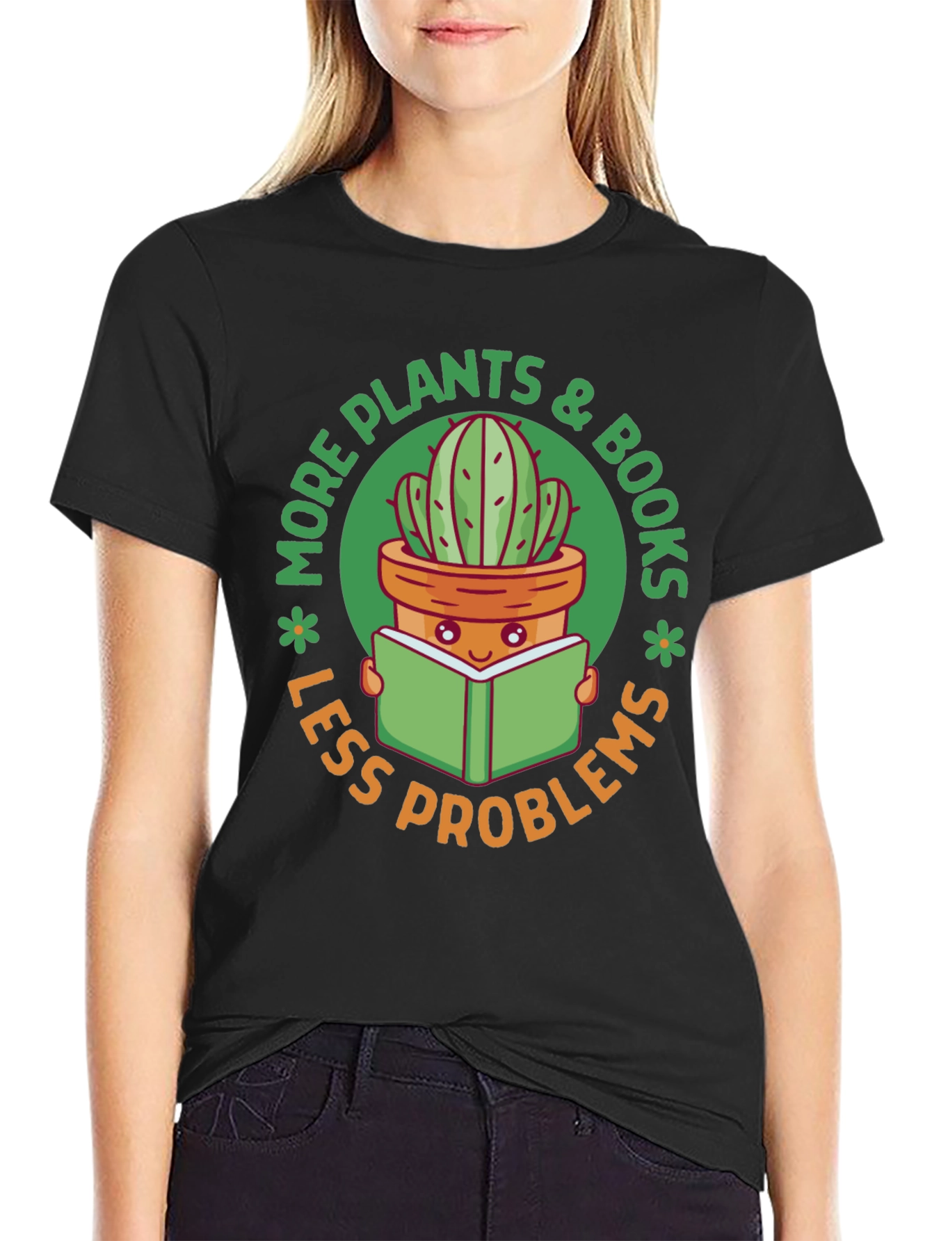 Plant & Book Lover T-Shirt