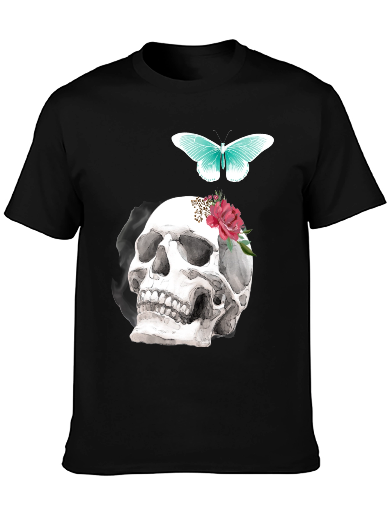Skull & Butterfly Graphic Tee