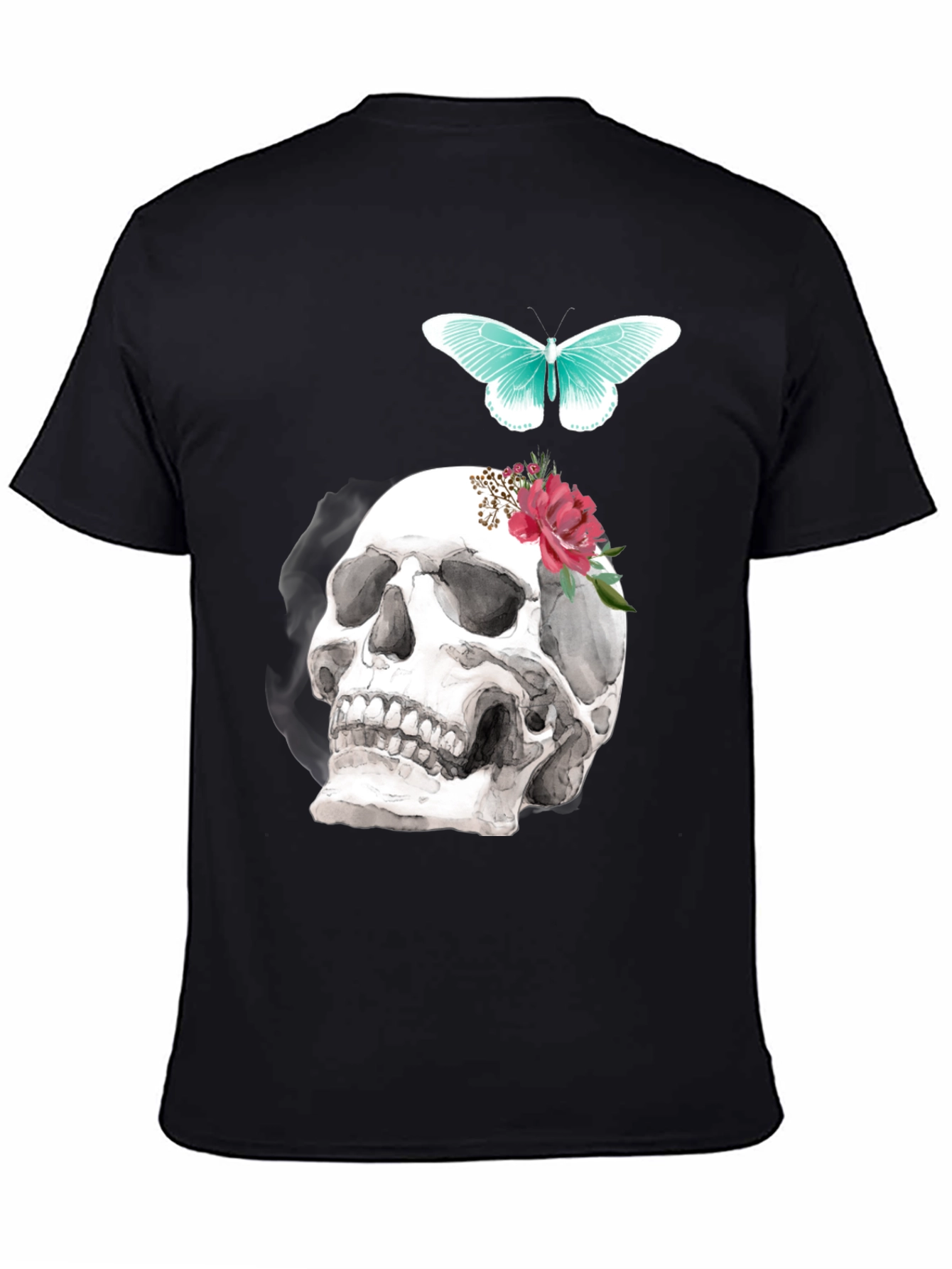 Skull & Butterfly Graphic Tee