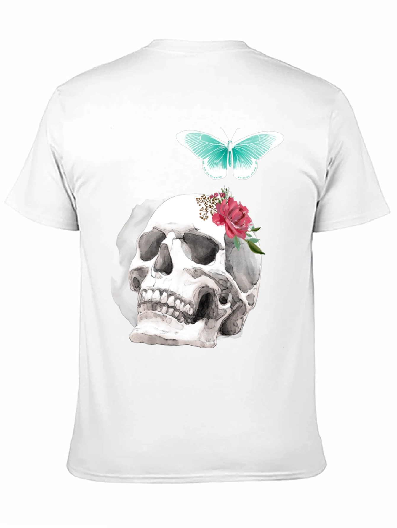 Skull & Butterfly Graphic Tee