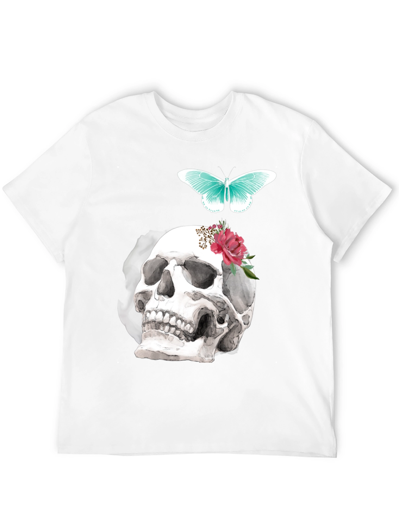 Skull & Butterfly Graphic Tee
