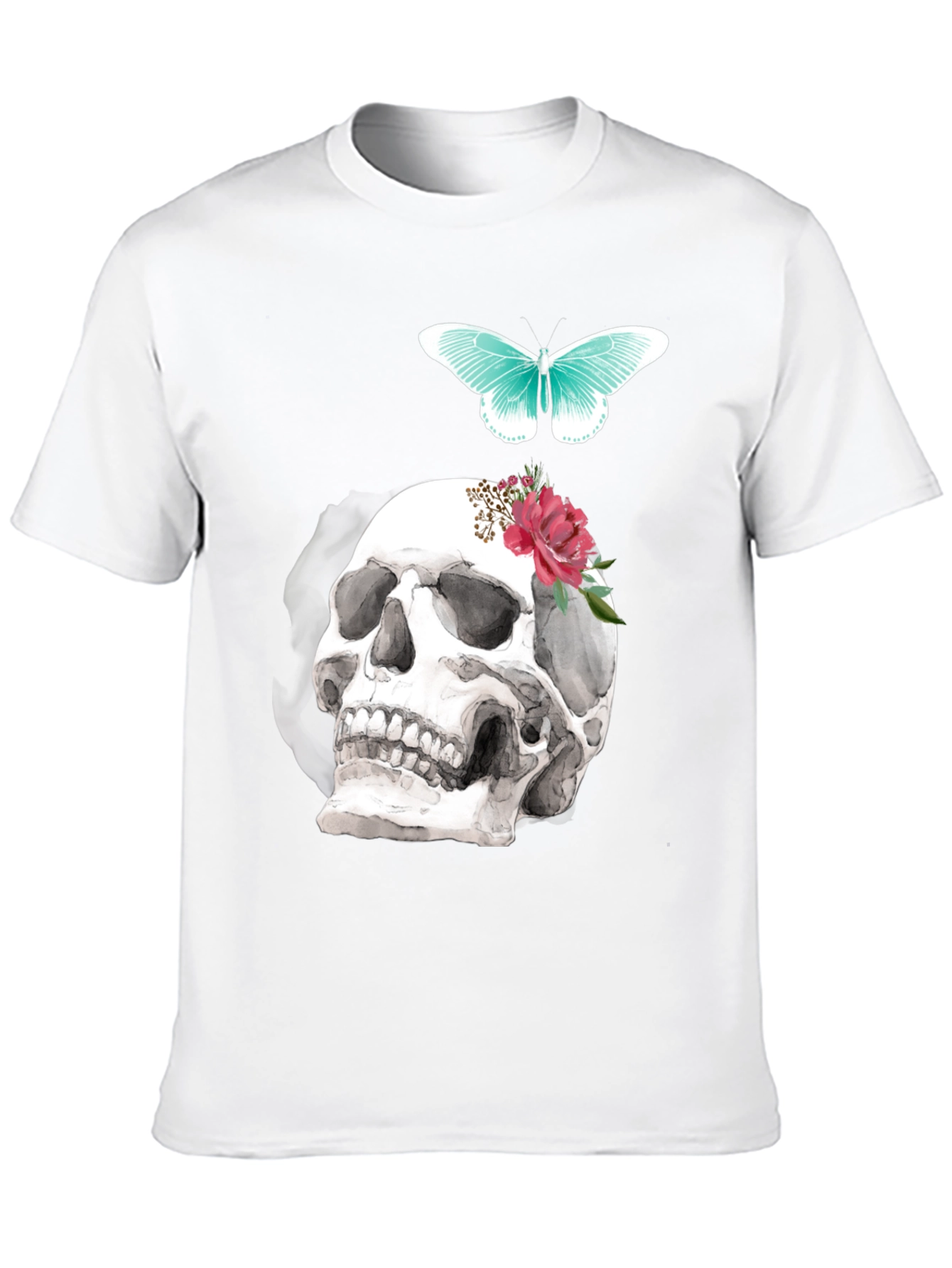 Skull & Butterfly Graphic Tee