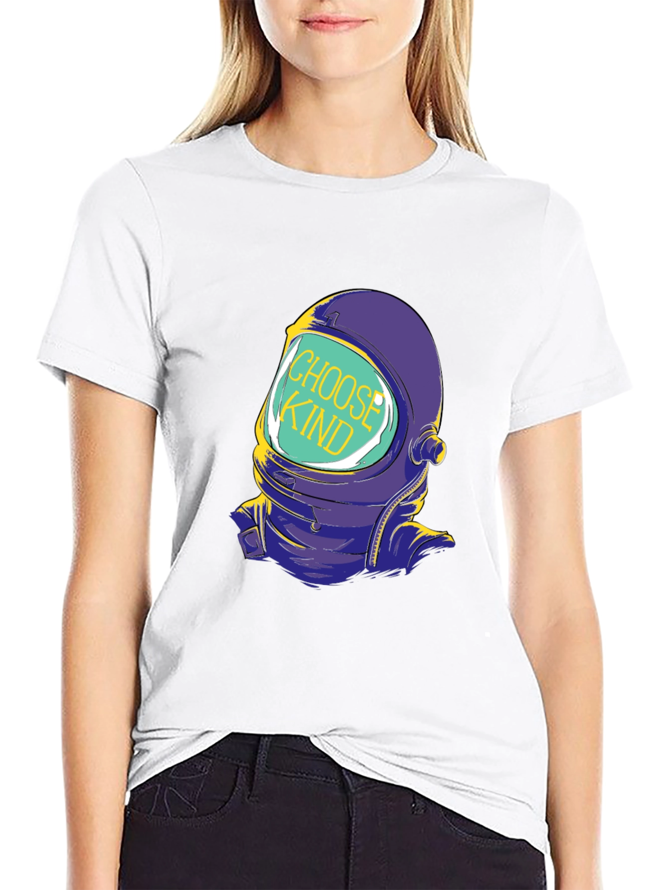 Choose Kind Astronaut Graphic T-Shirt