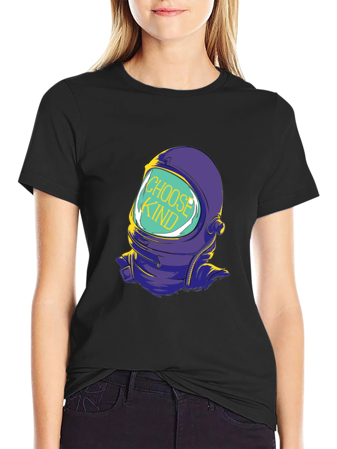 Choose Kind Astronaut Graphic T-Shirt