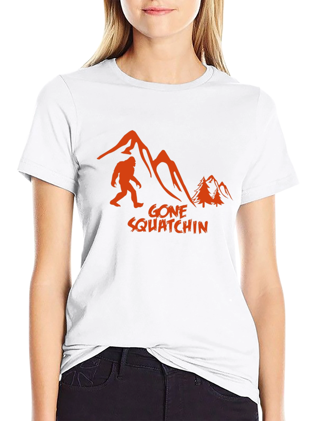 Gone Squatchin Graphic Tee - Bigfoot Adventure Shirt
