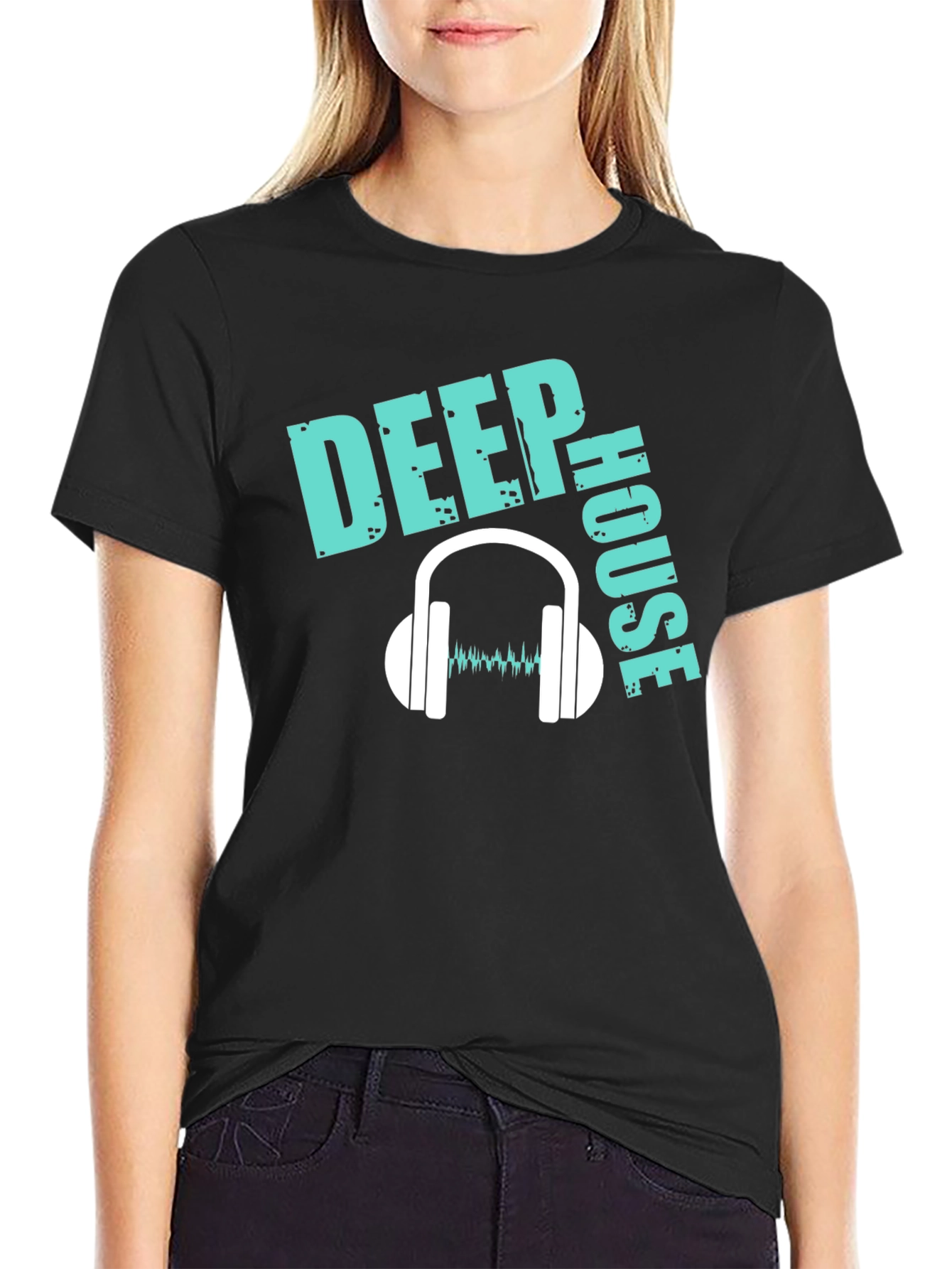 Deep House Music Graphic T-Shirt - DJ Lover Tee