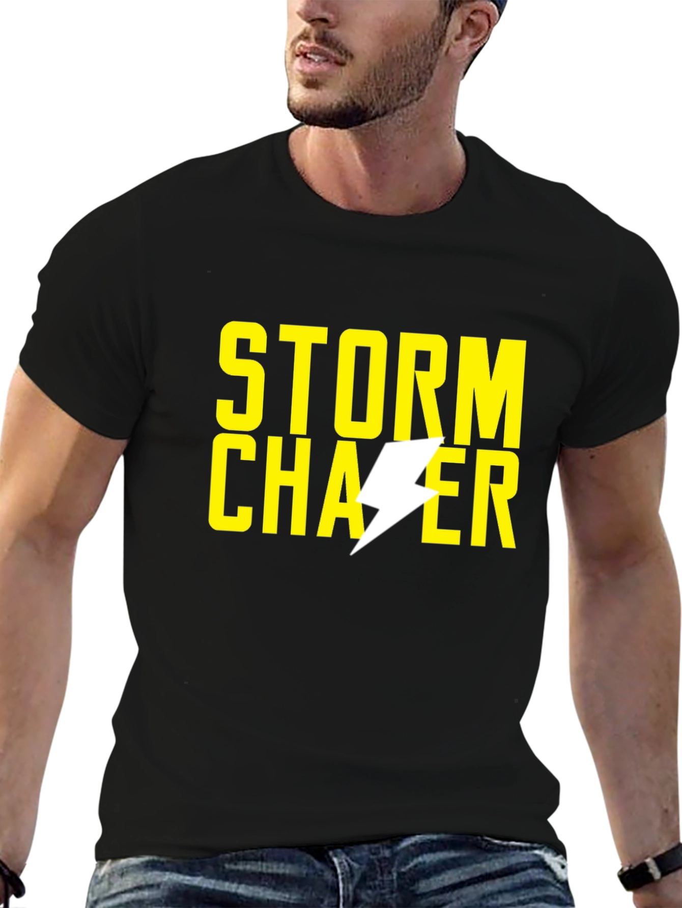 Storm Chaser Graphic T-Shirt - Black