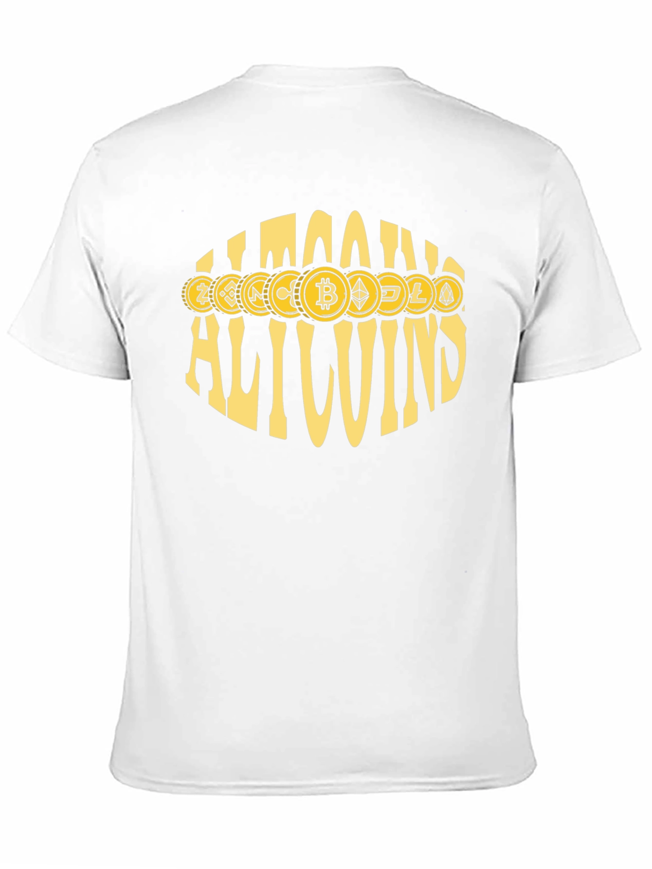 Allcoins Crypto T-Shirt - Bitcoin & Altcoin Design