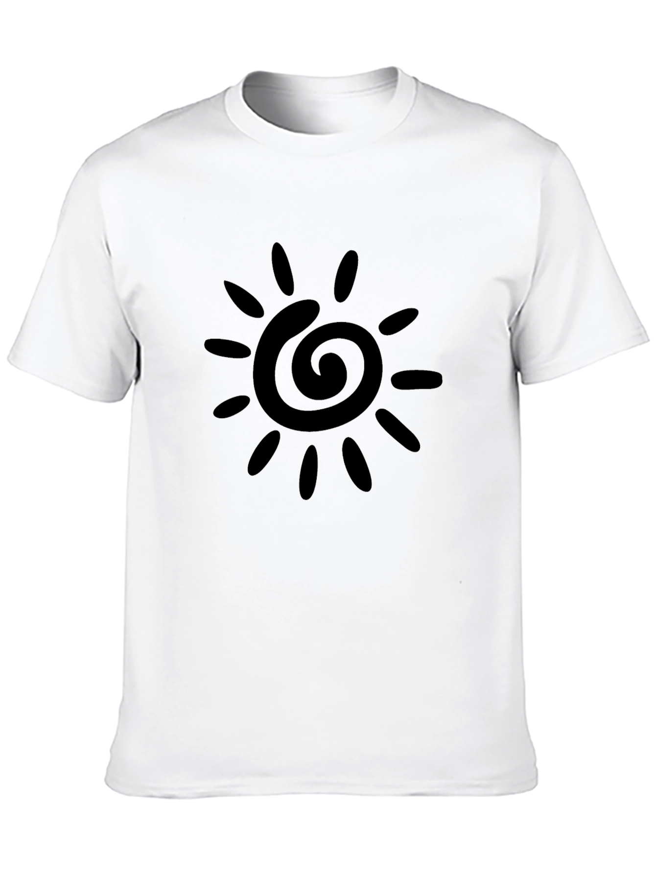 Black Sun Graphic Tee - Stylish & Comfortable