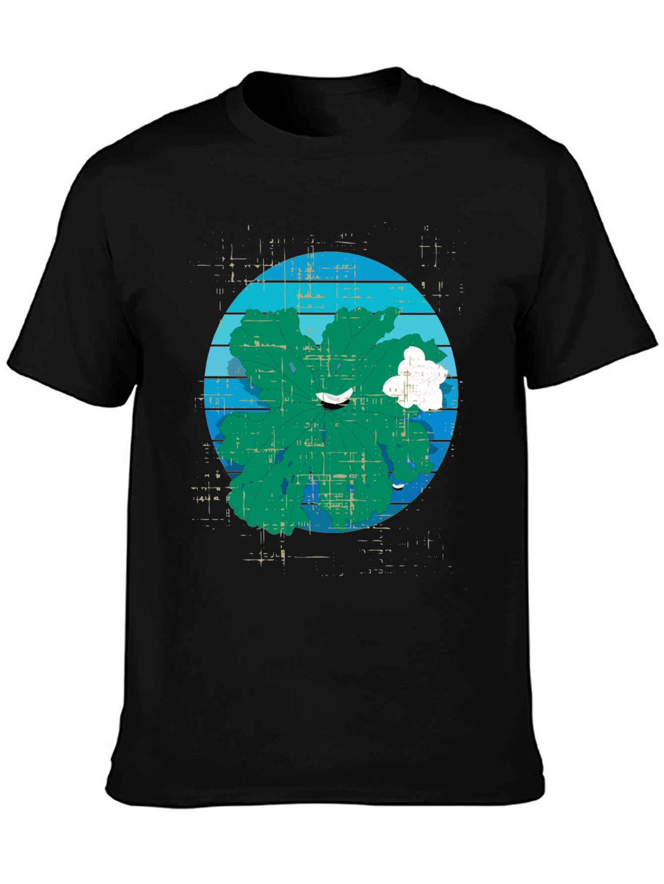 Nature Circle Graphic Tee - Stylish Casual Wear