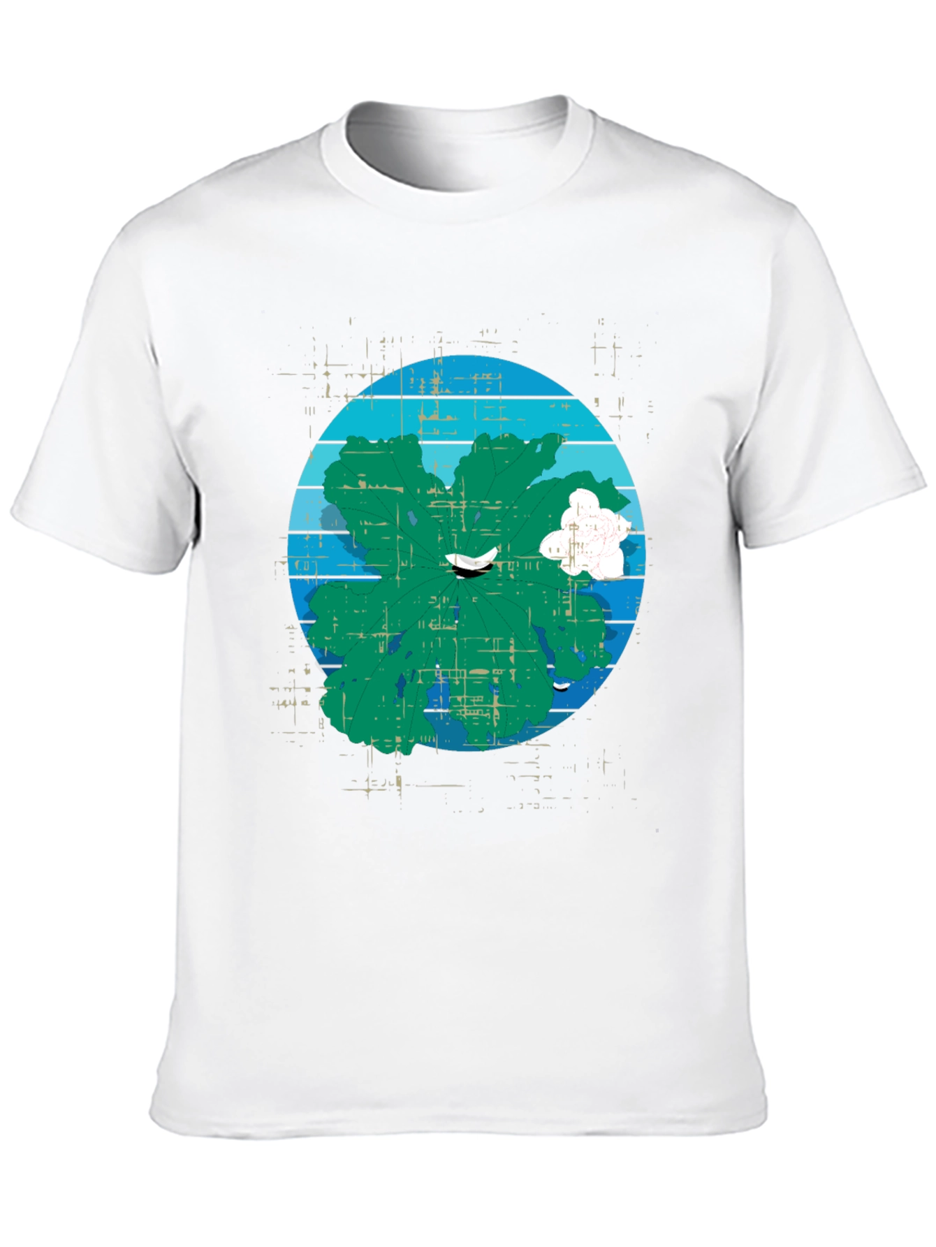 Nature Circle Graphic Tee - Stylish Casual Wear