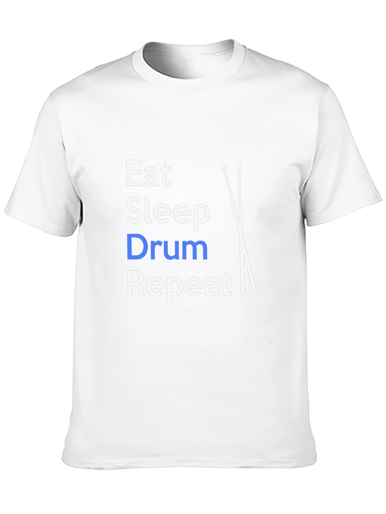 Eat Sleep Drum Repeat T-Shirt - Musician Tee