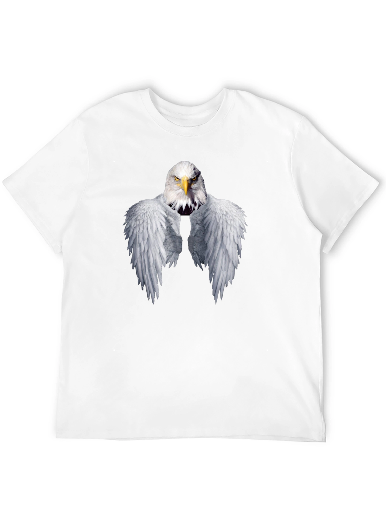 Eagle Wings Graphic T-Shirt - Black Cotton Tee