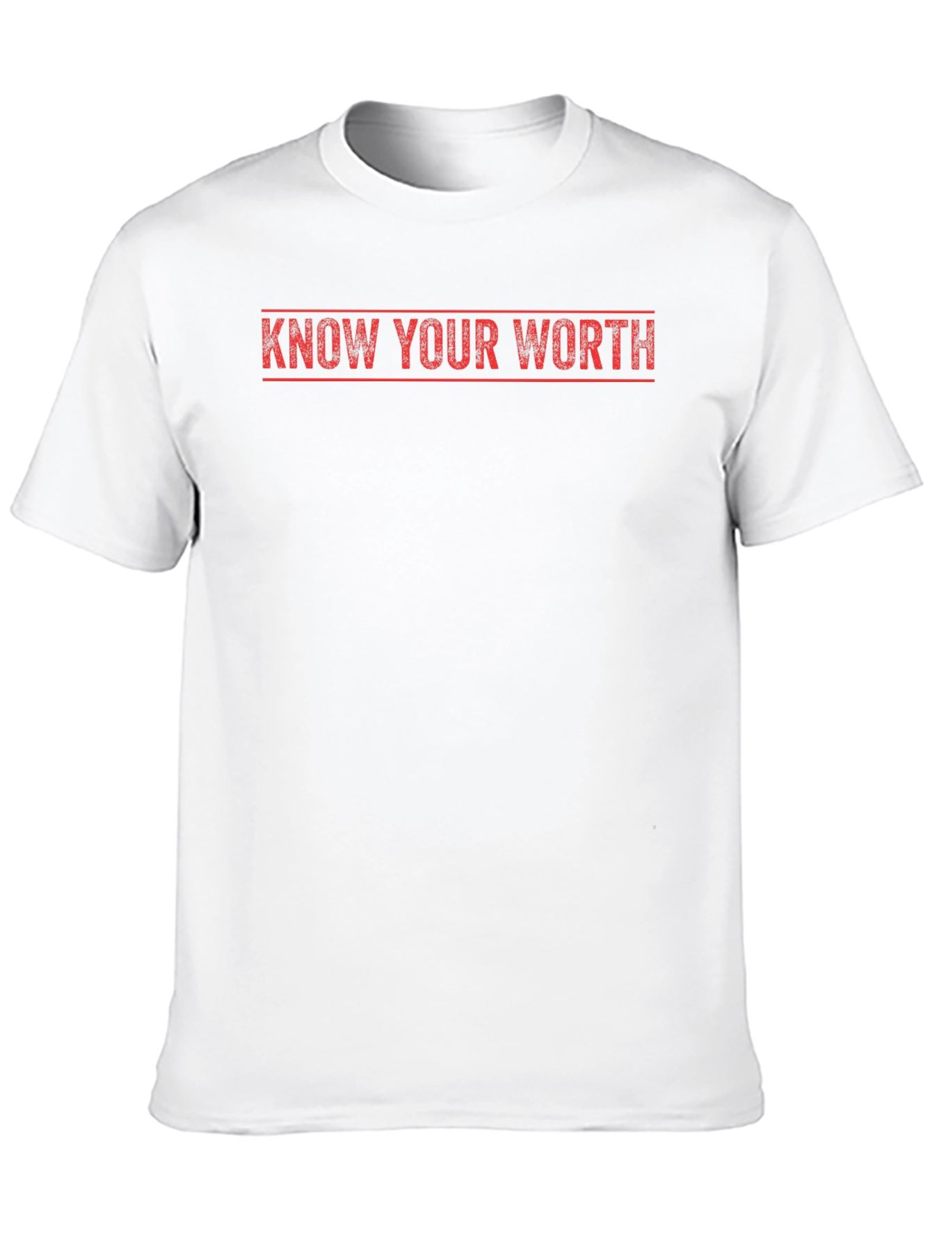 Know Your Worth Graphic T-Shirt - Black
