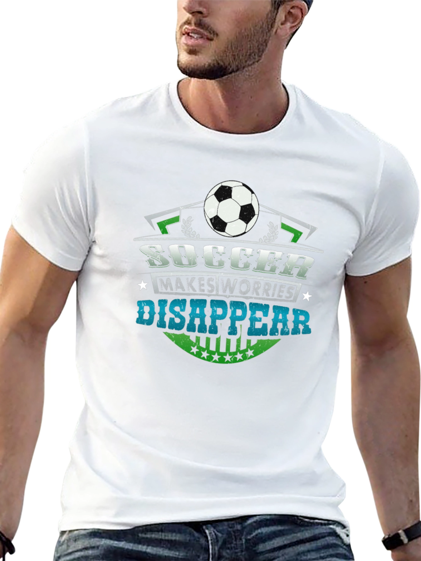 Soccer Makes Worries Disappear T-Shirt
