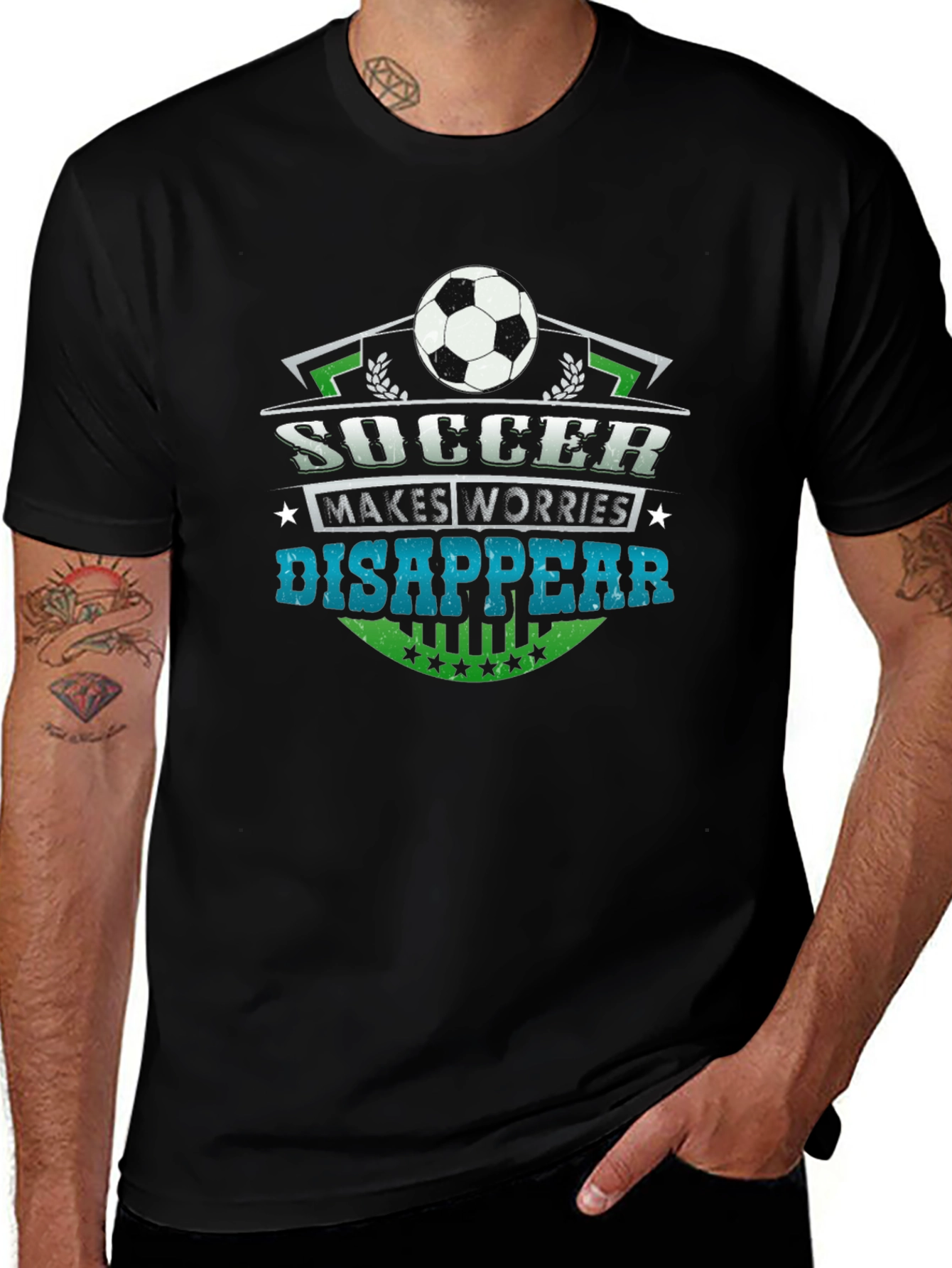Soccer Makes Worries Disappear T-Shirt