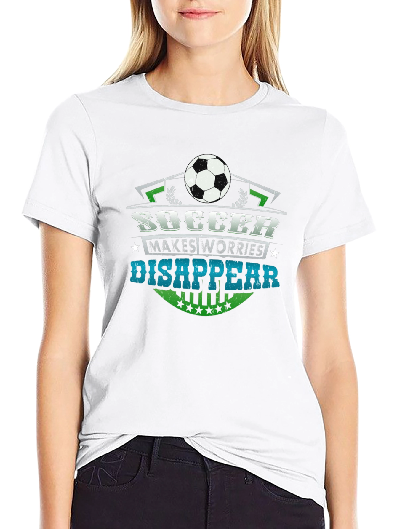 Soccer Makes Worries Disappear T-Shirt