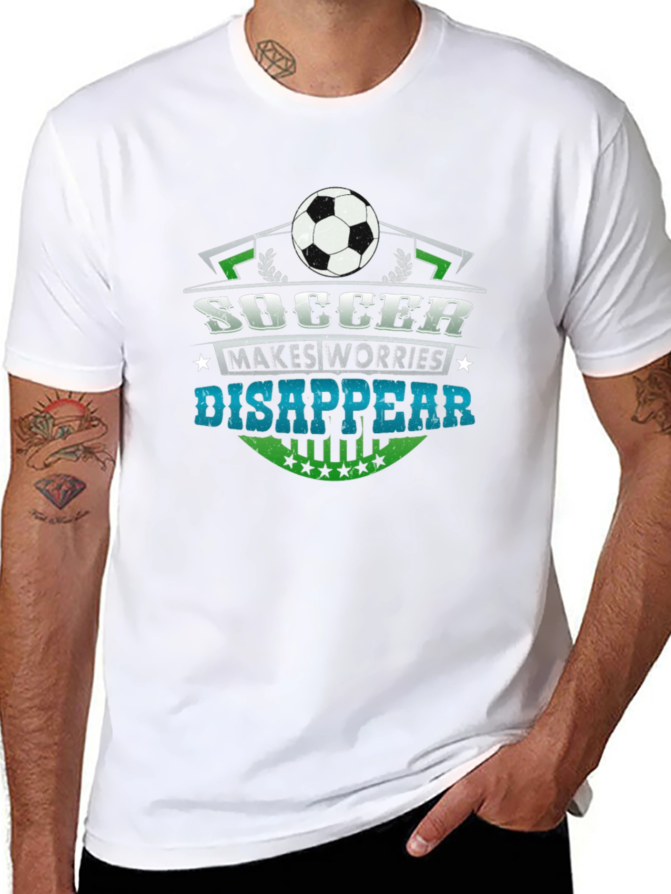 Soccer Makes Worries Disappear T-Shirt