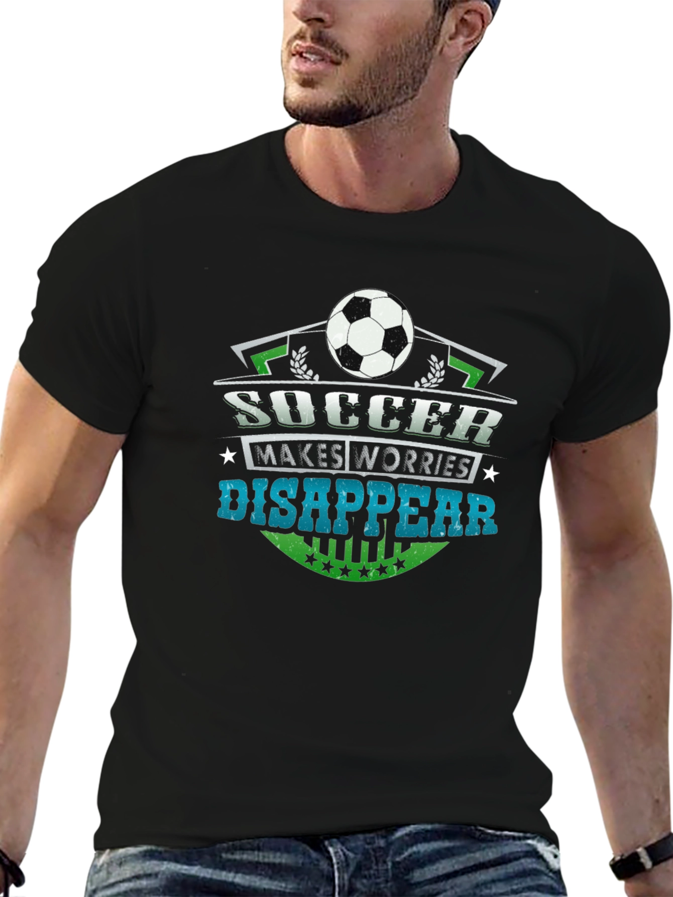 Soccer Makes Worries Disappear T-Shirt