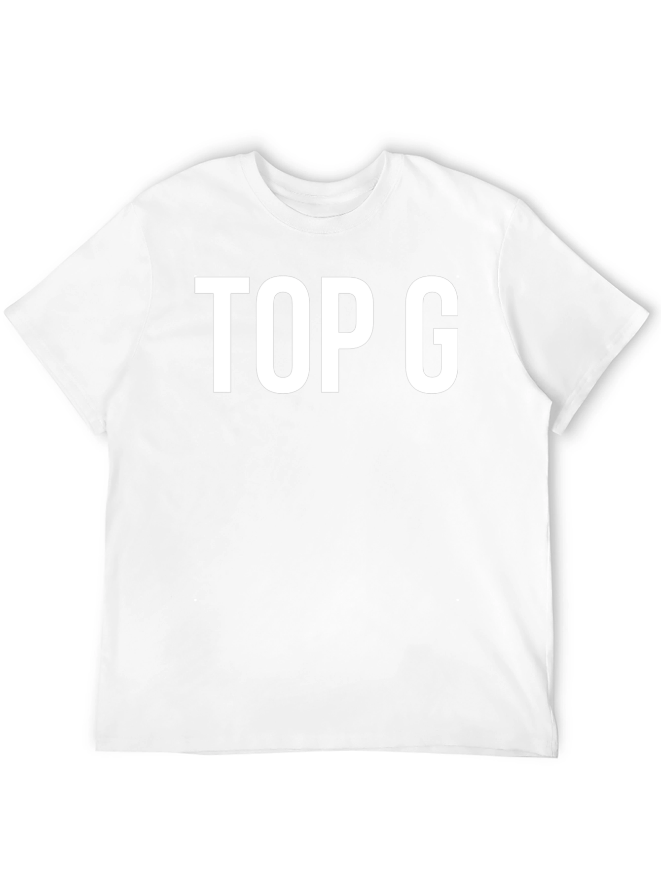 Mens Black TOP G Graphic Tee