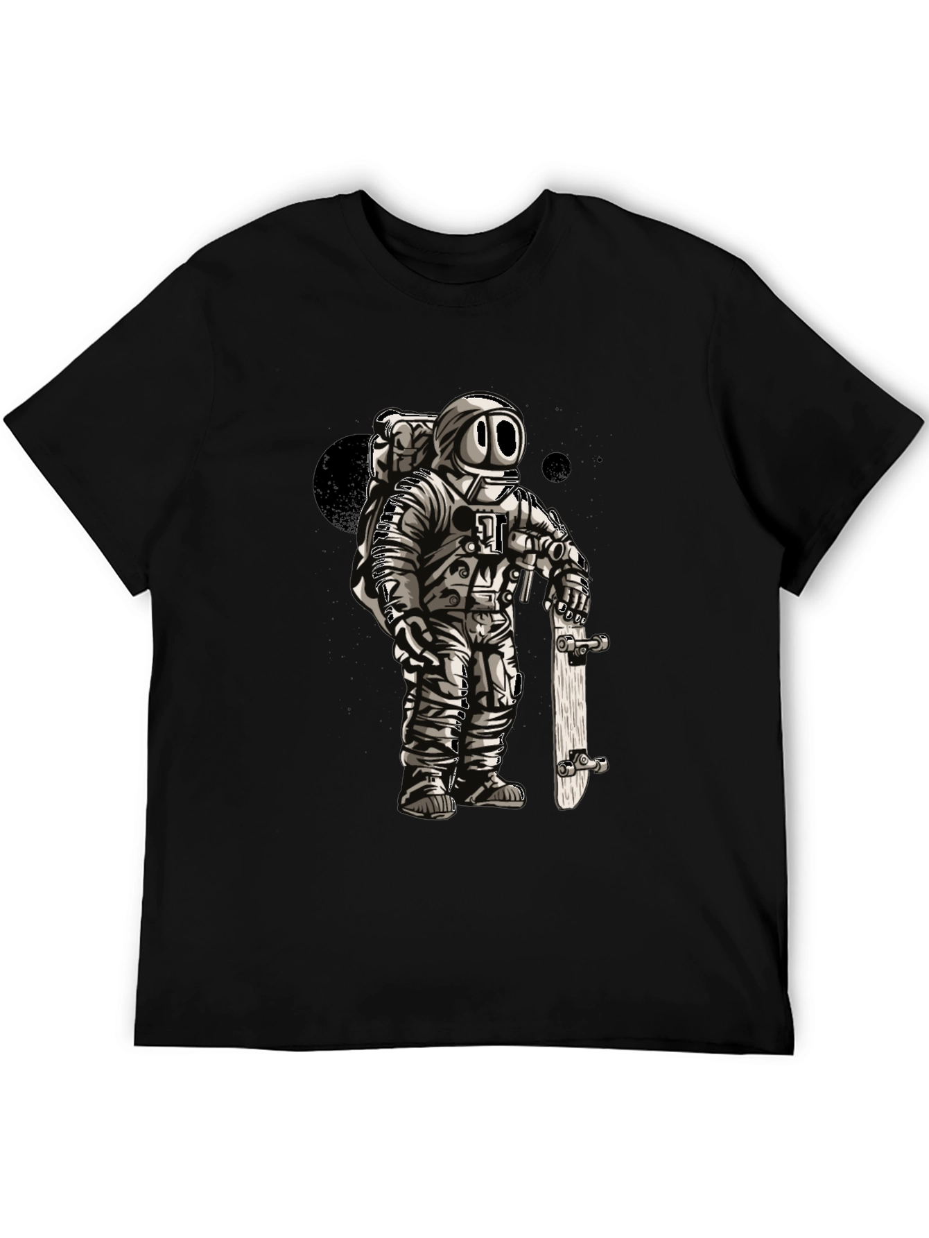 Astronaut Skateboarder Graphic T-Shirt